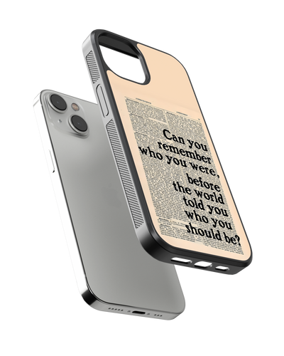 Whispers On Papers Mobile Cover (Who you Were)