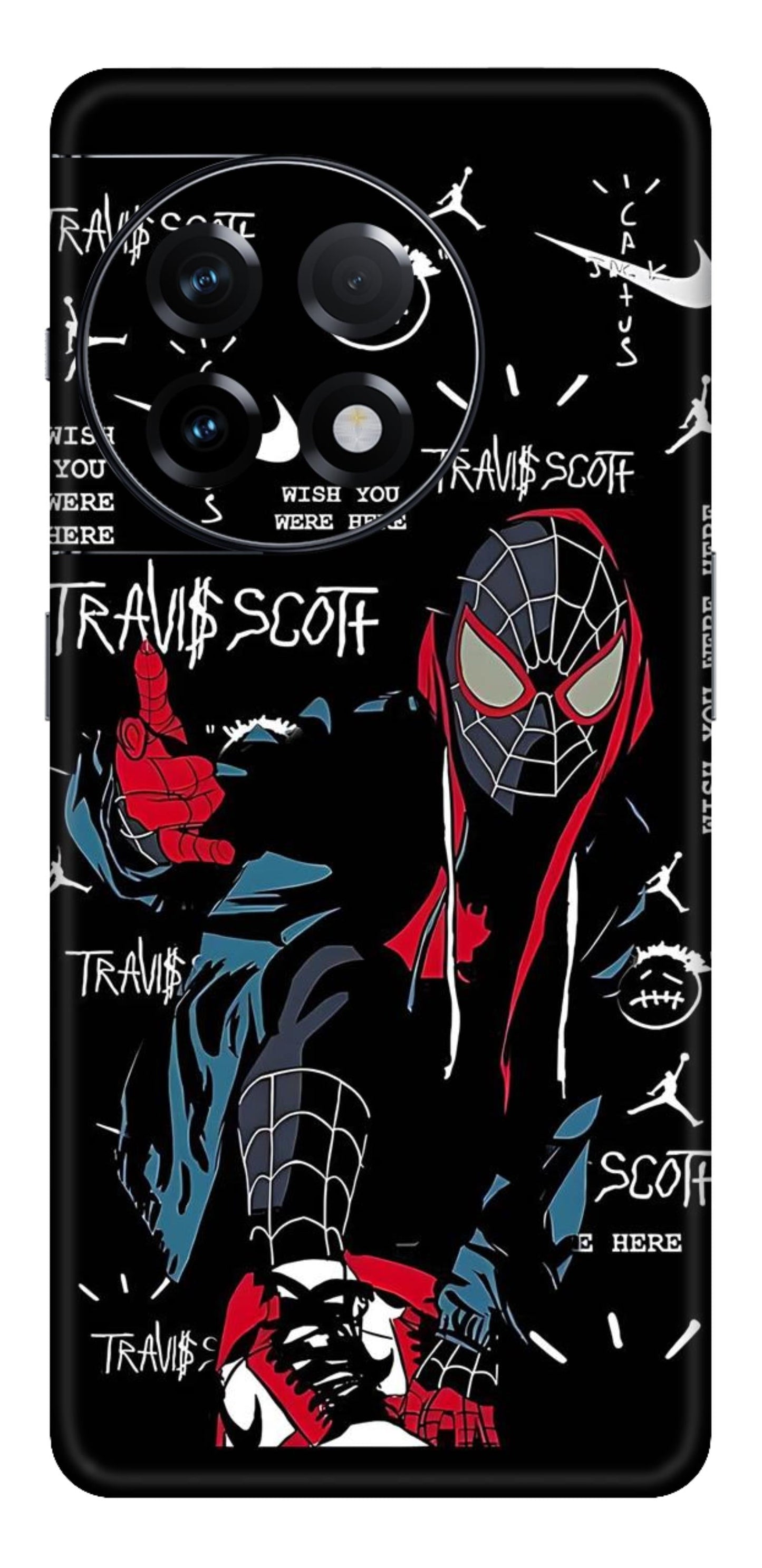 Marvel Mobile Skin (Black Spiderman) - All Mobile Available