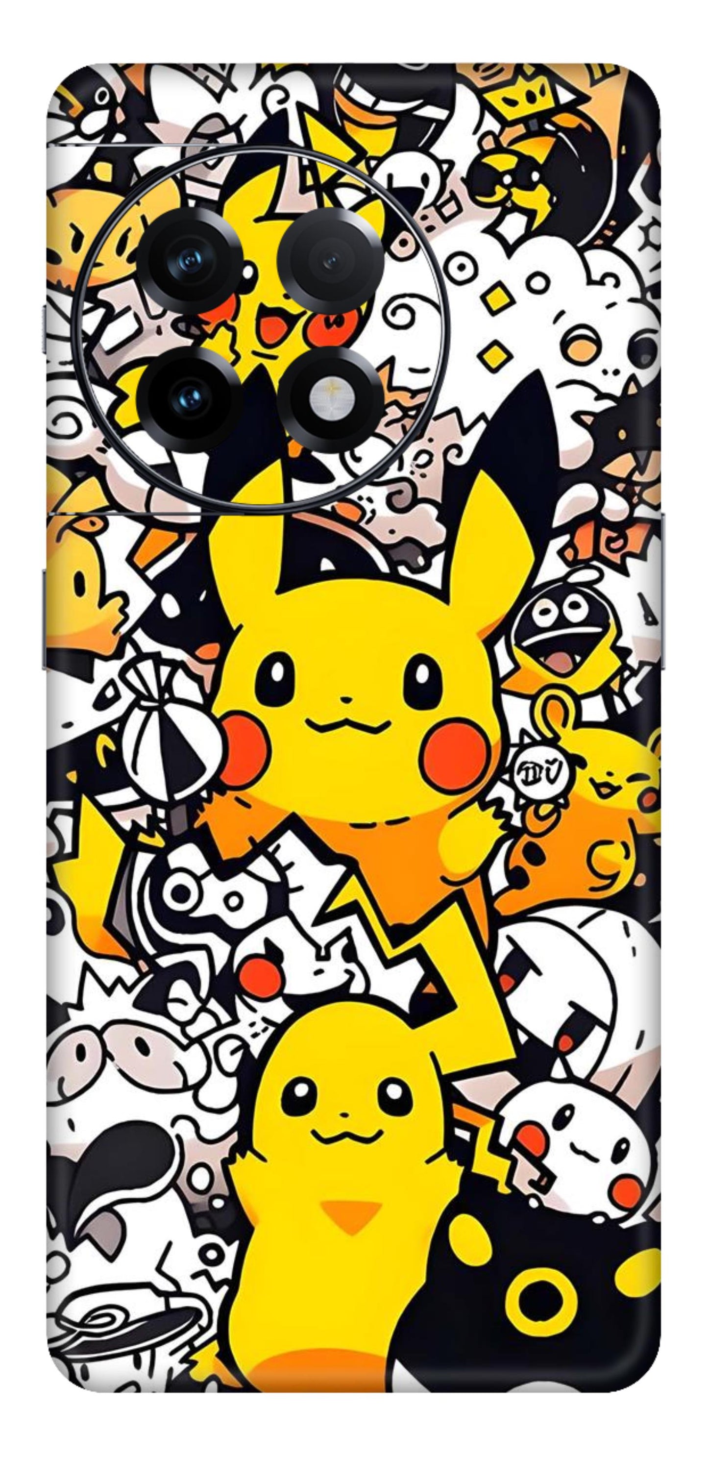 Cartoon Mobile Skin (Pikachu Pichu) - All Mobile Available