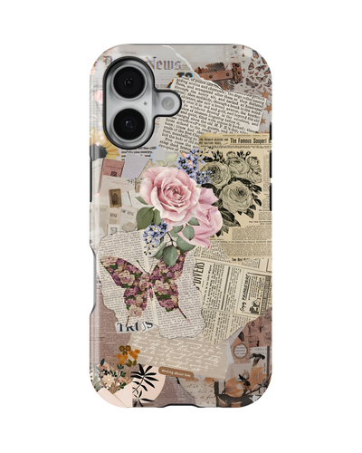 Girls Aesthetic Tank Case (Flowers And Pages)