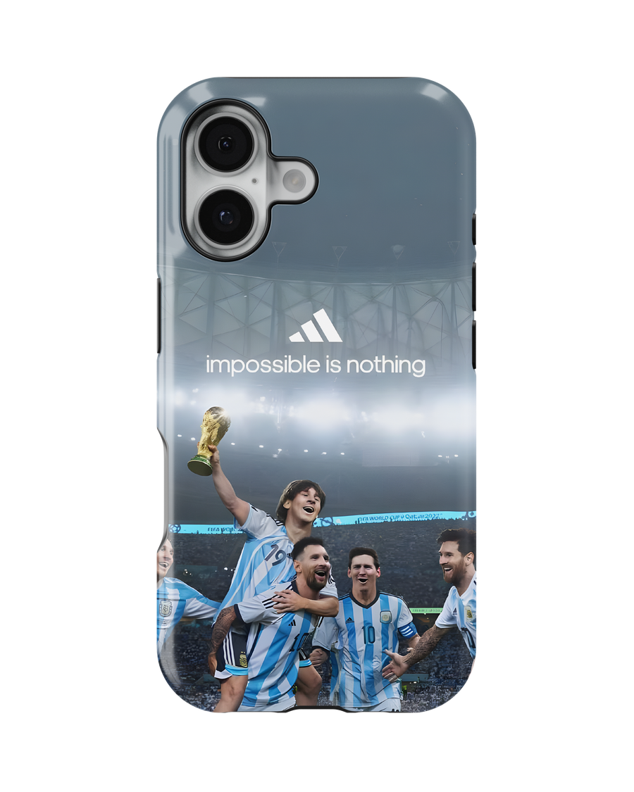 Football Tank Case (Messi Nothing is Impossible)