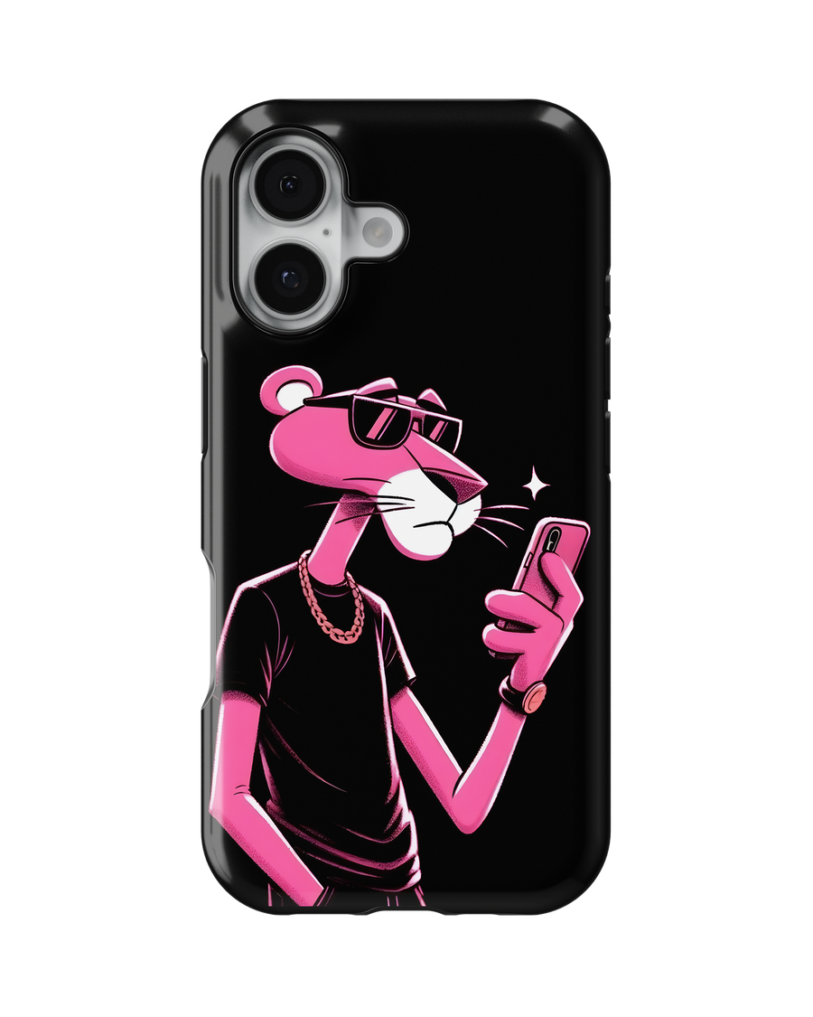 Cartoon Tank Case (Pink Panther Dark)