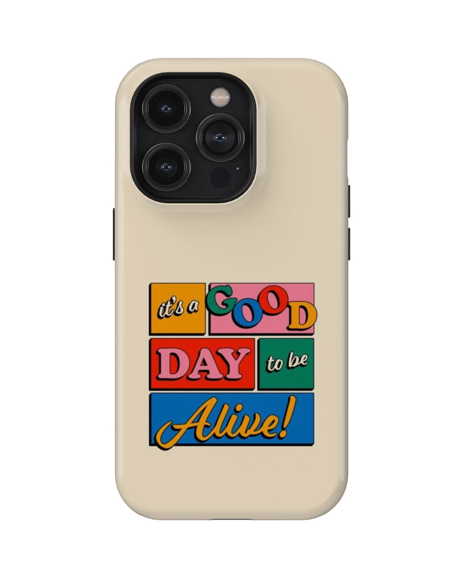 iPhone 13 Pro Max Tank Case | Modernism (Good Vibes)
