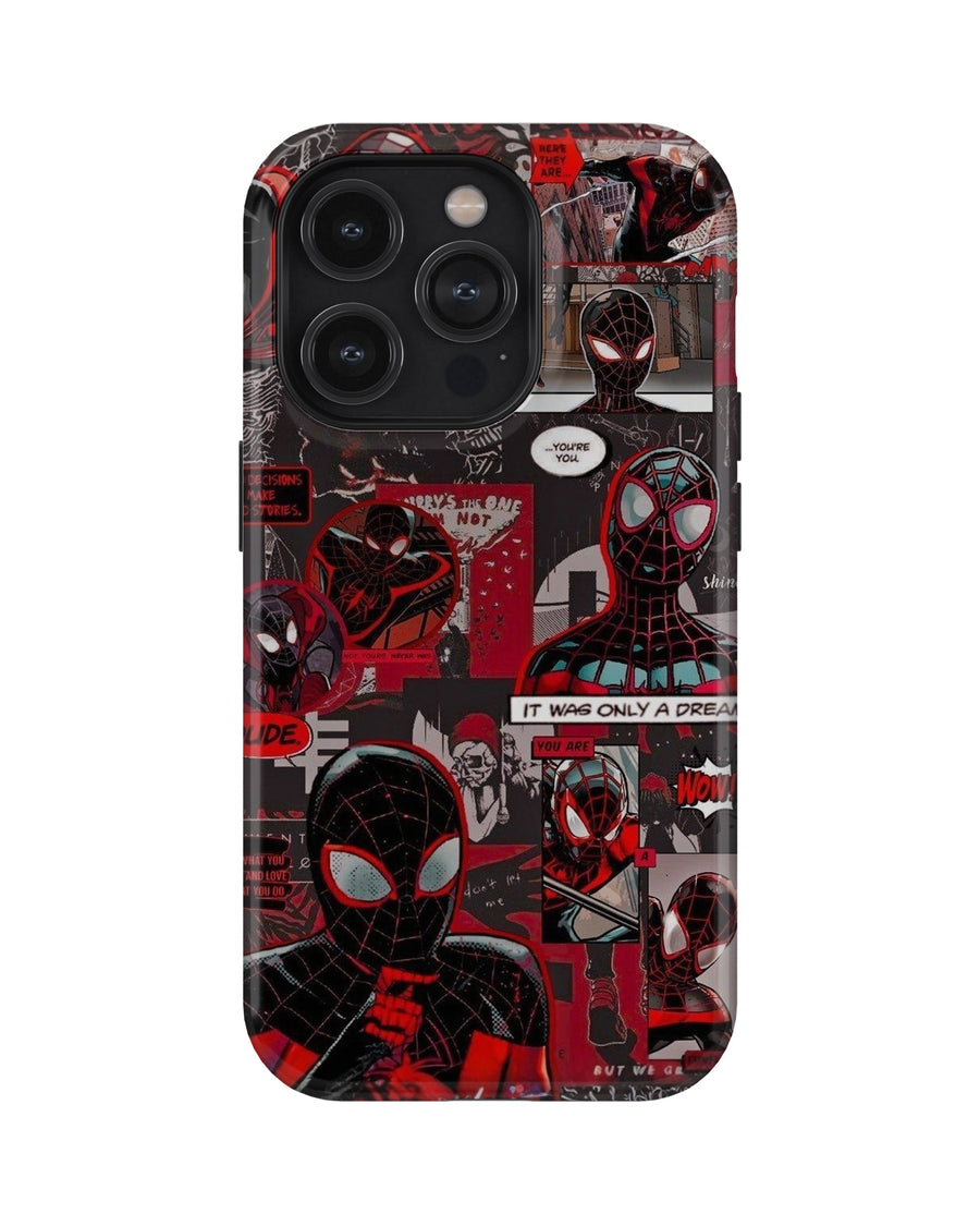 iPhone 14 Pro Tank Case | Superhero (Web Chaos)