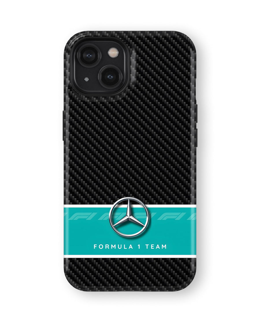 iPhone 14 Tank Case | Formula 1 (Carbon Mercedes)