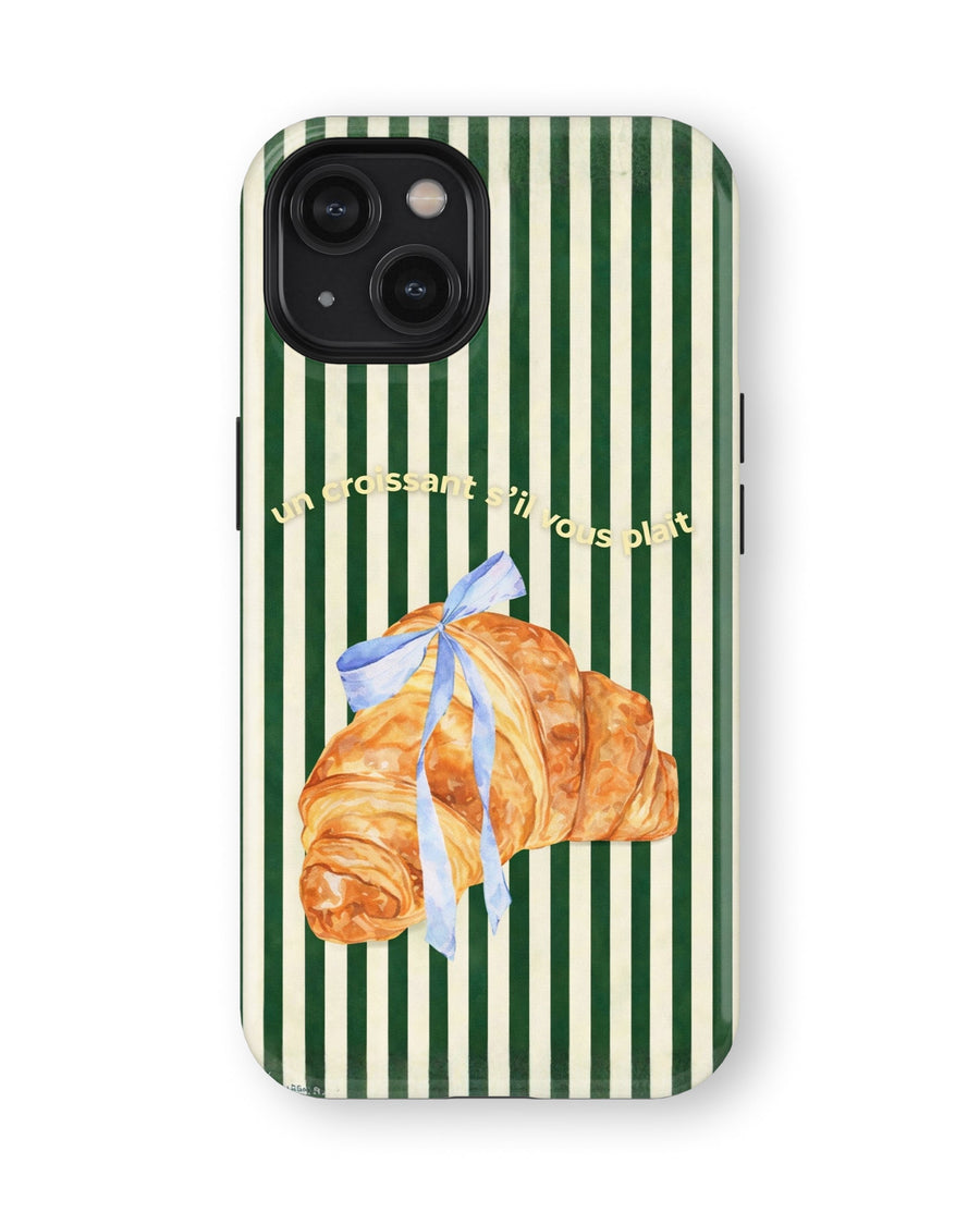 iPhone 14 Tank Case | Girls Aesthetics (Paris Croissant)