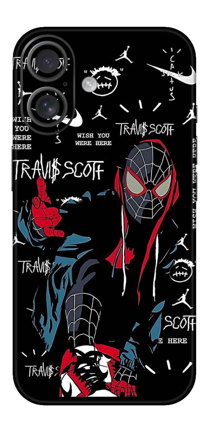 Marvel Mobile Skin (Black Spiderman) - All Mobile Available