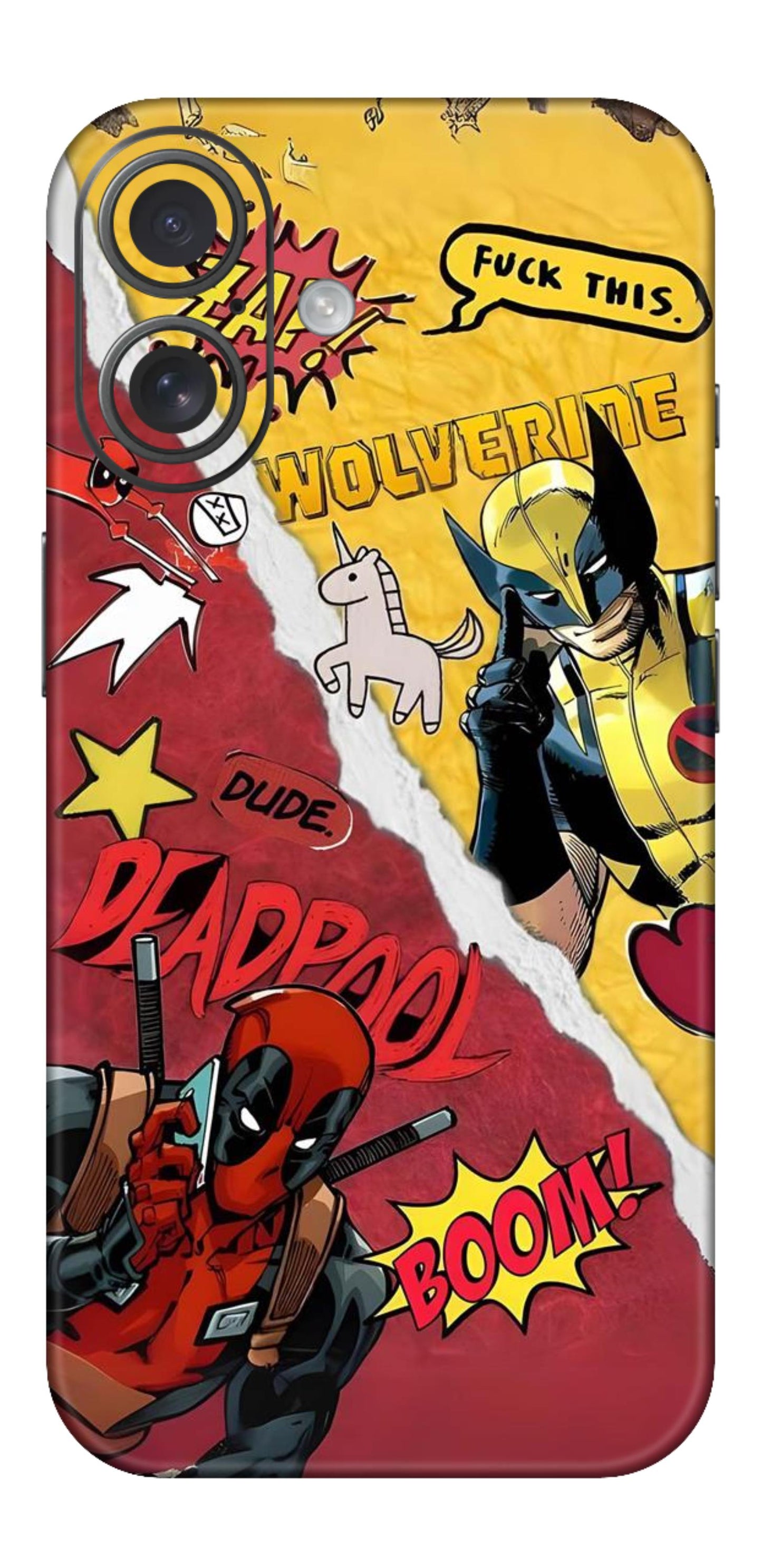 Marvel Mobile Skin (Deadpool Wolverine) - All Mobile Available