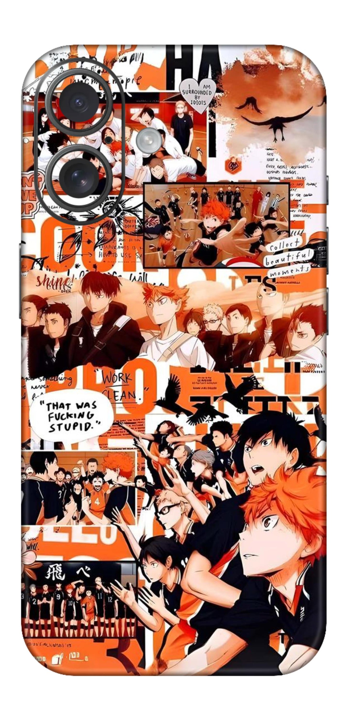 iPhone 16 Skins and Wraps - Haikyuu Collection