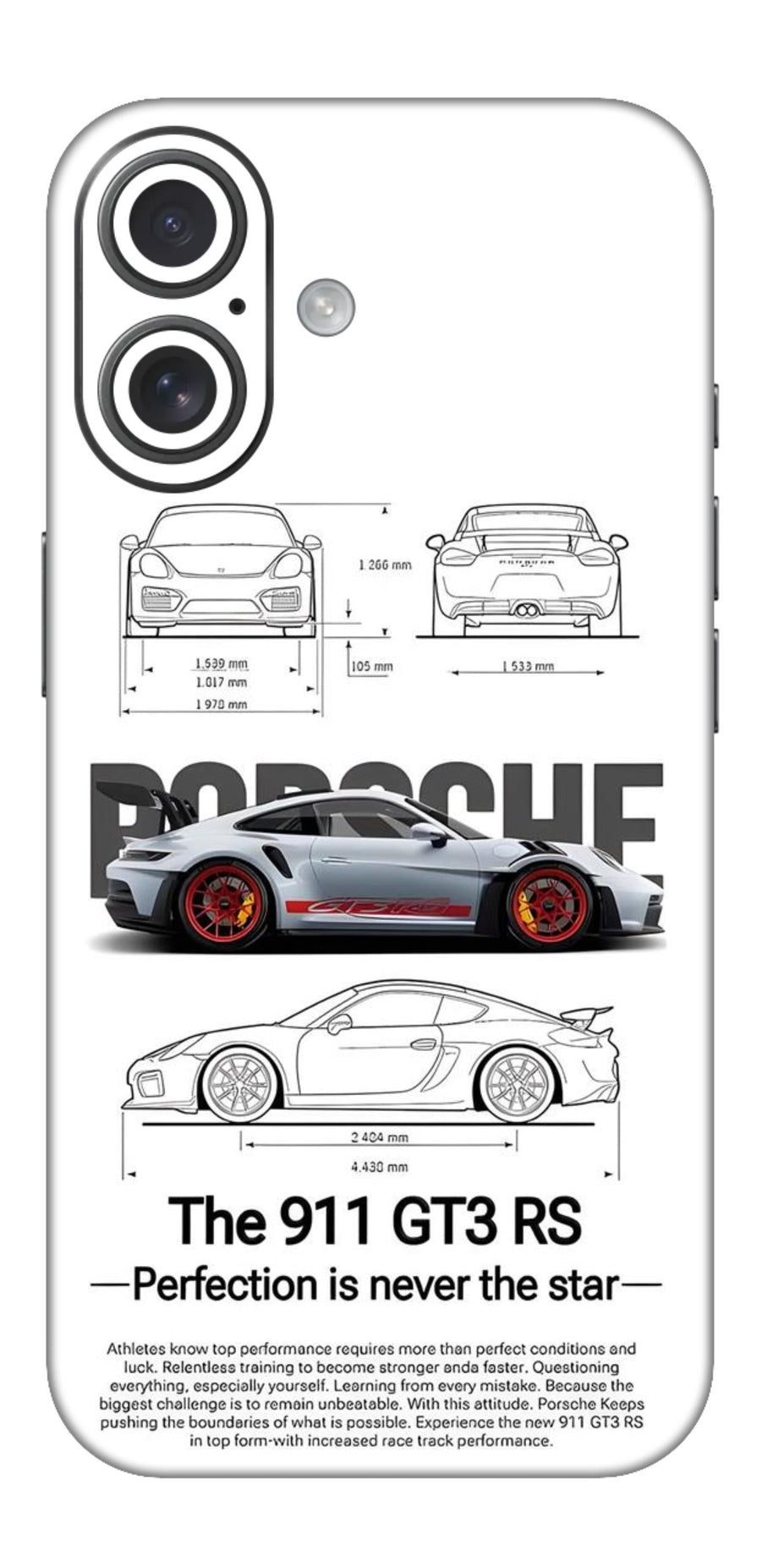 Sports Cars Mobile Skin (Porsche The 911 Gt 3 Rs) - All Mobile Available