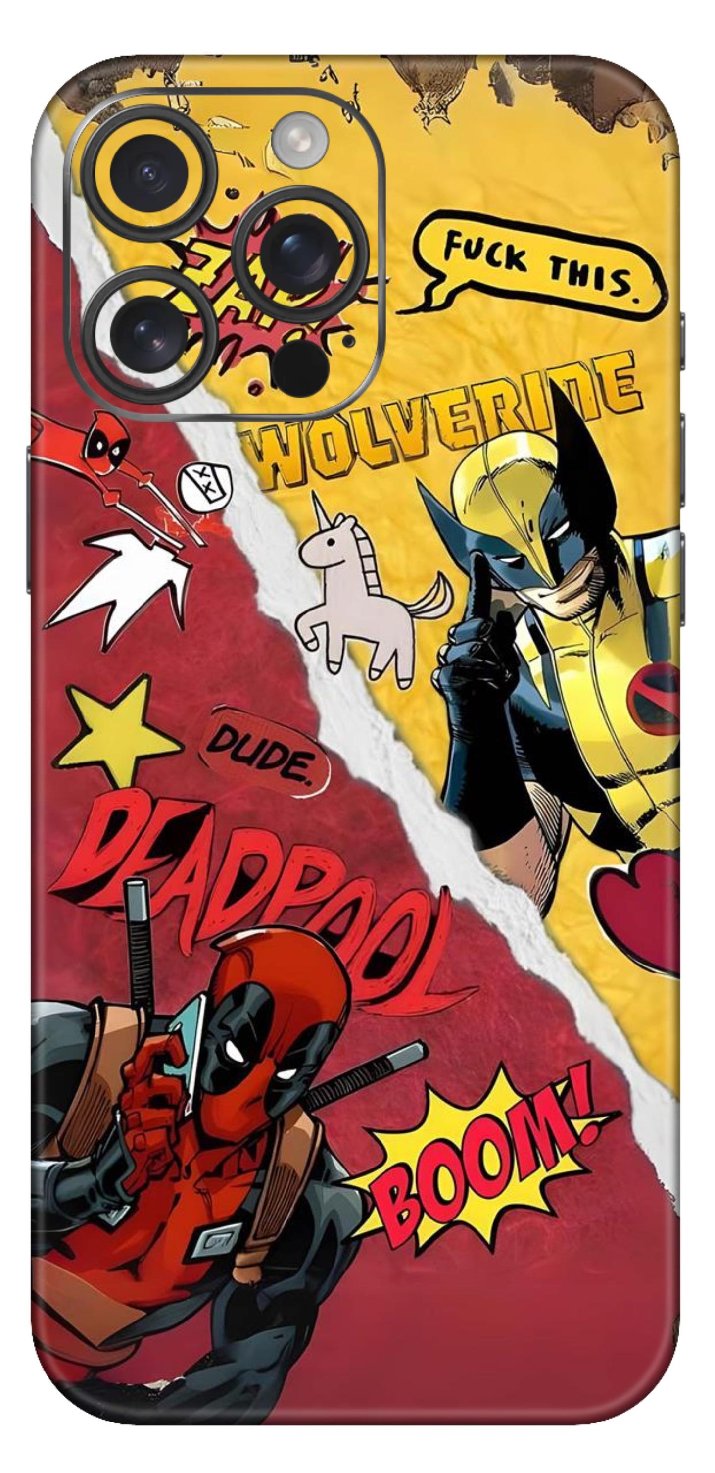 Marvel Mobile Skin (Deadpool Wolverine) - All Mobile Available