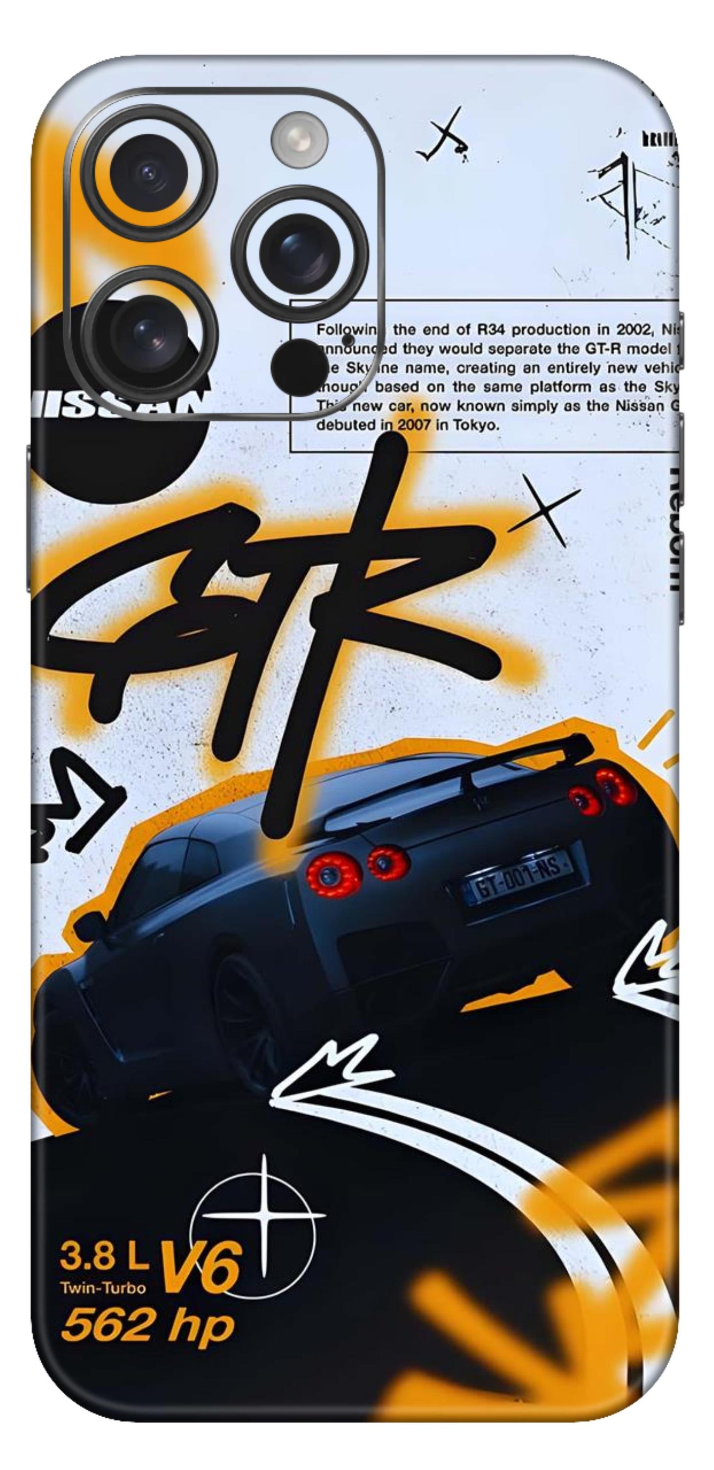 Sports Cars Mobile Skin (Nissan Gtr) - All Mobile Available