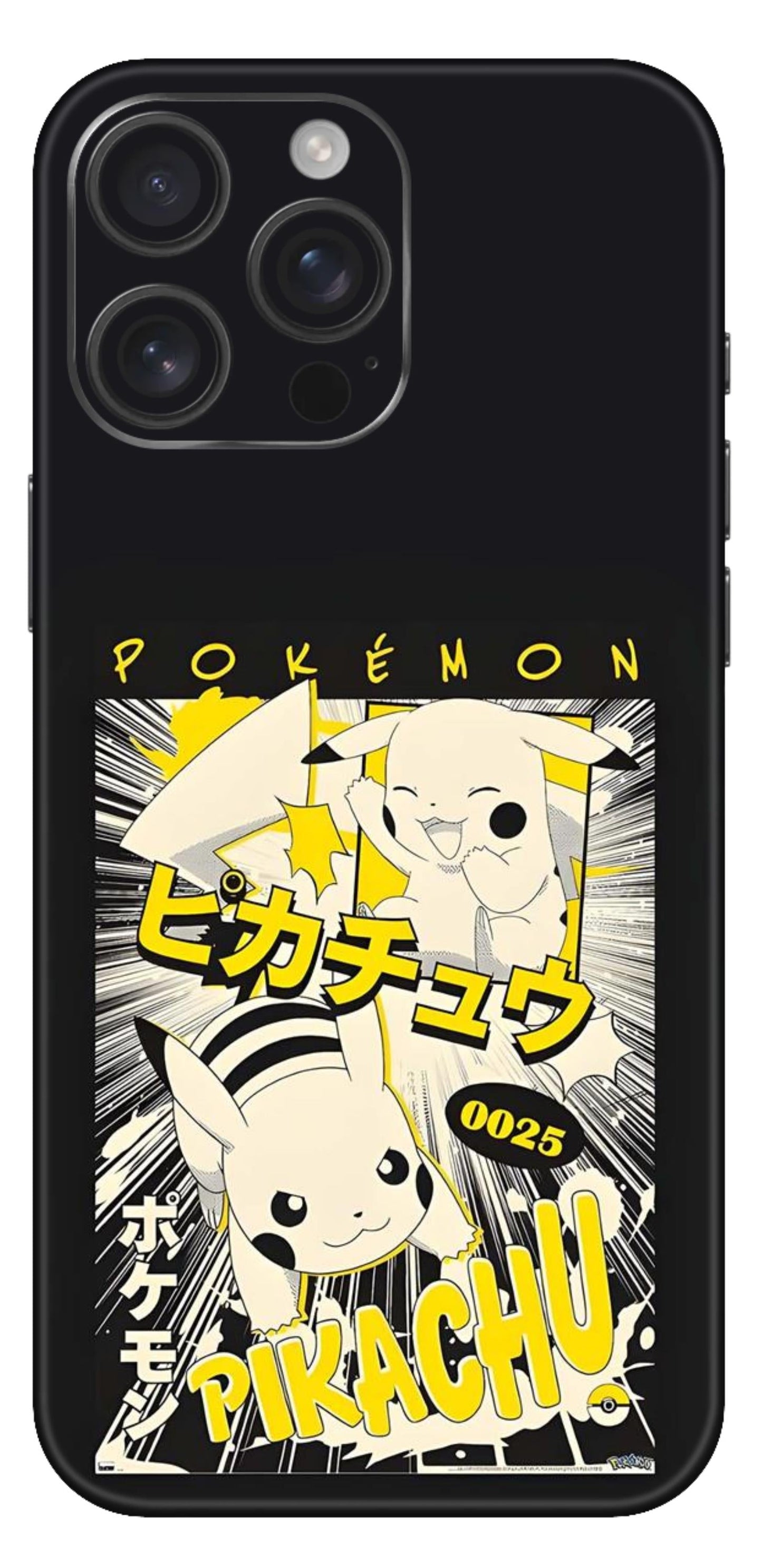 Cartoon Mobile Skin (Pikachu Thunder) - All Mobile Available
