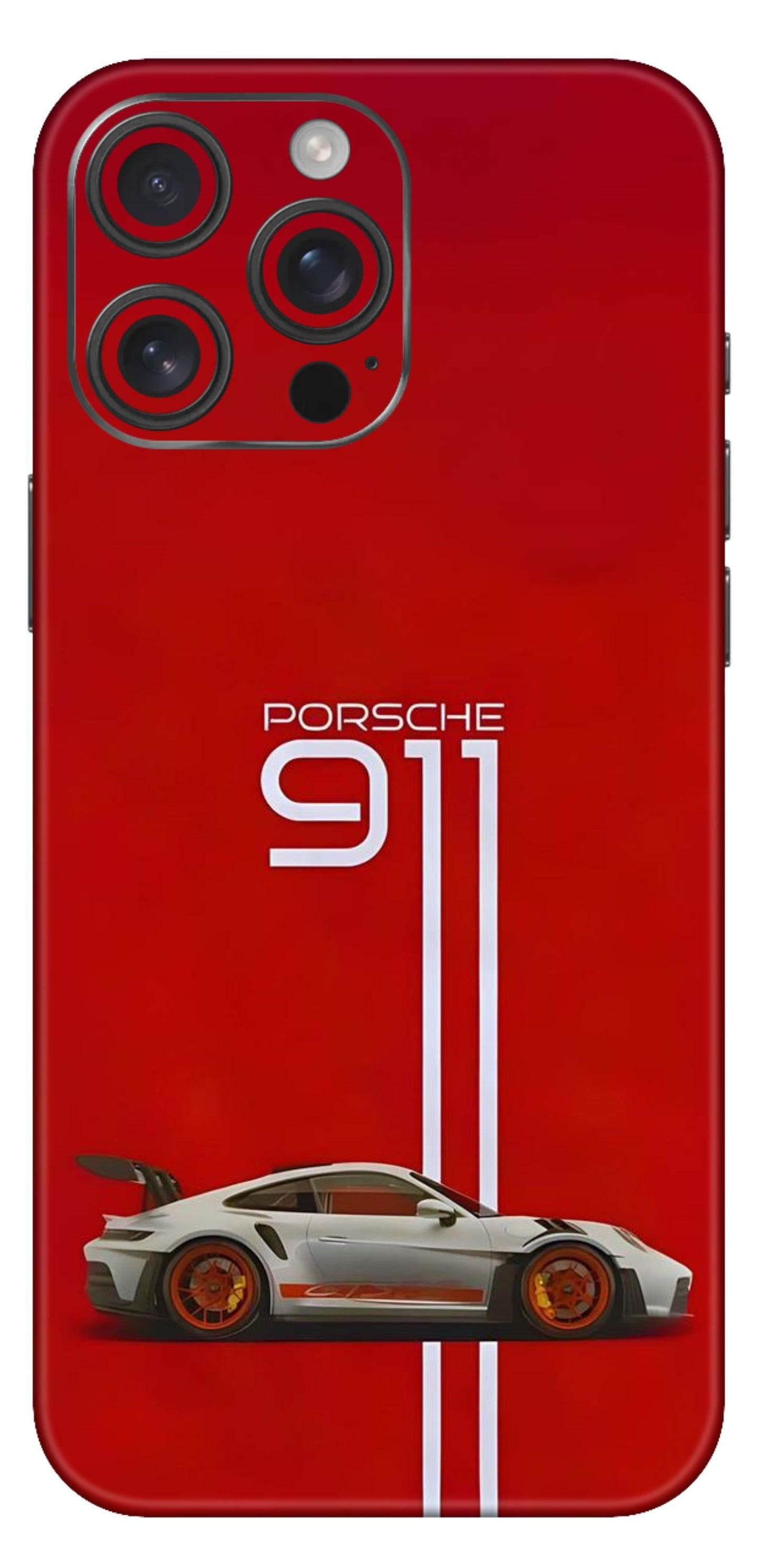 Sports Cars Mobile Skin (Porsche 911 Red) - All Mobile Available