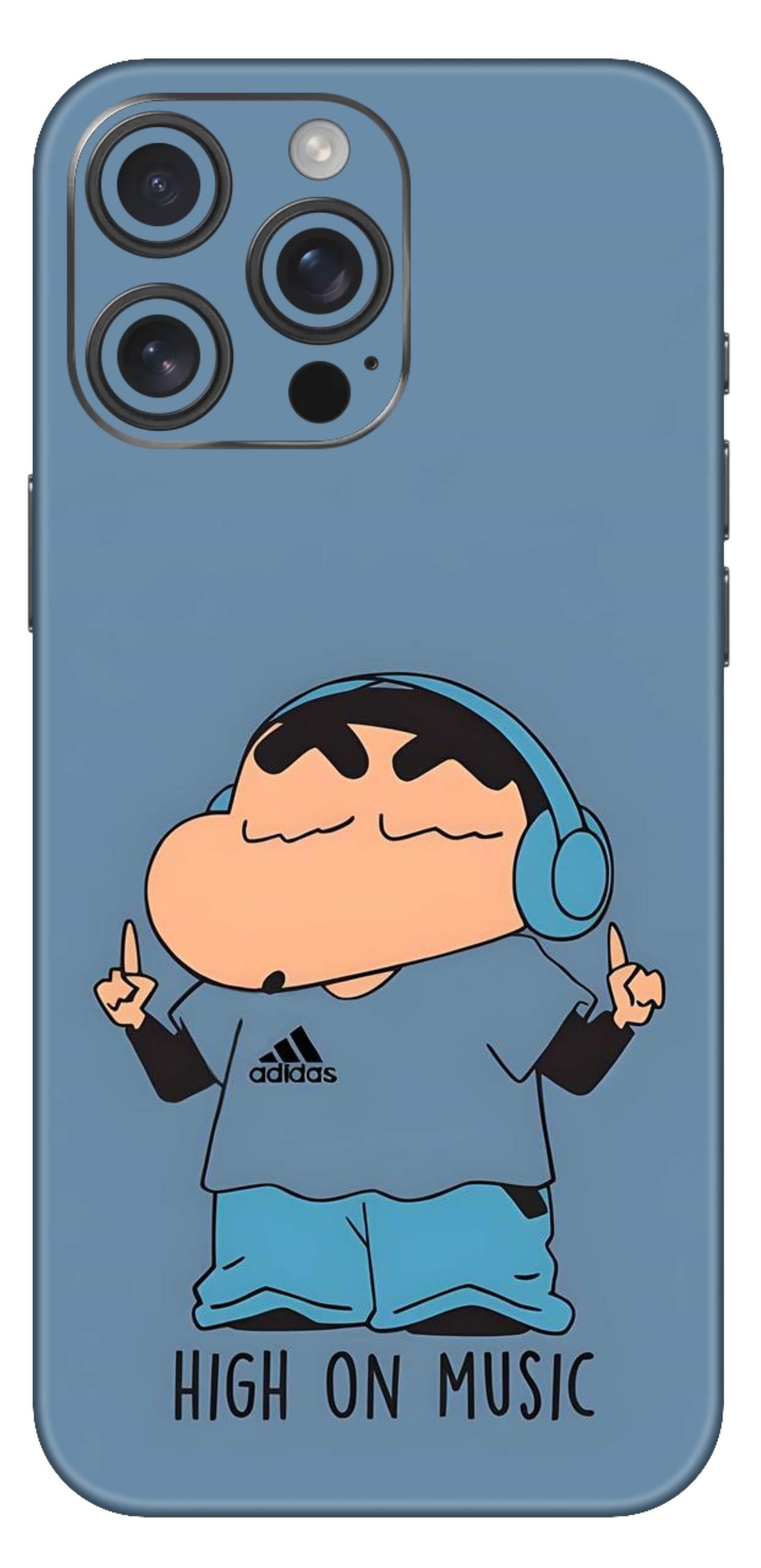 Cartoon Mobile Skin (Shinchan High On Music) - All Mobile Available