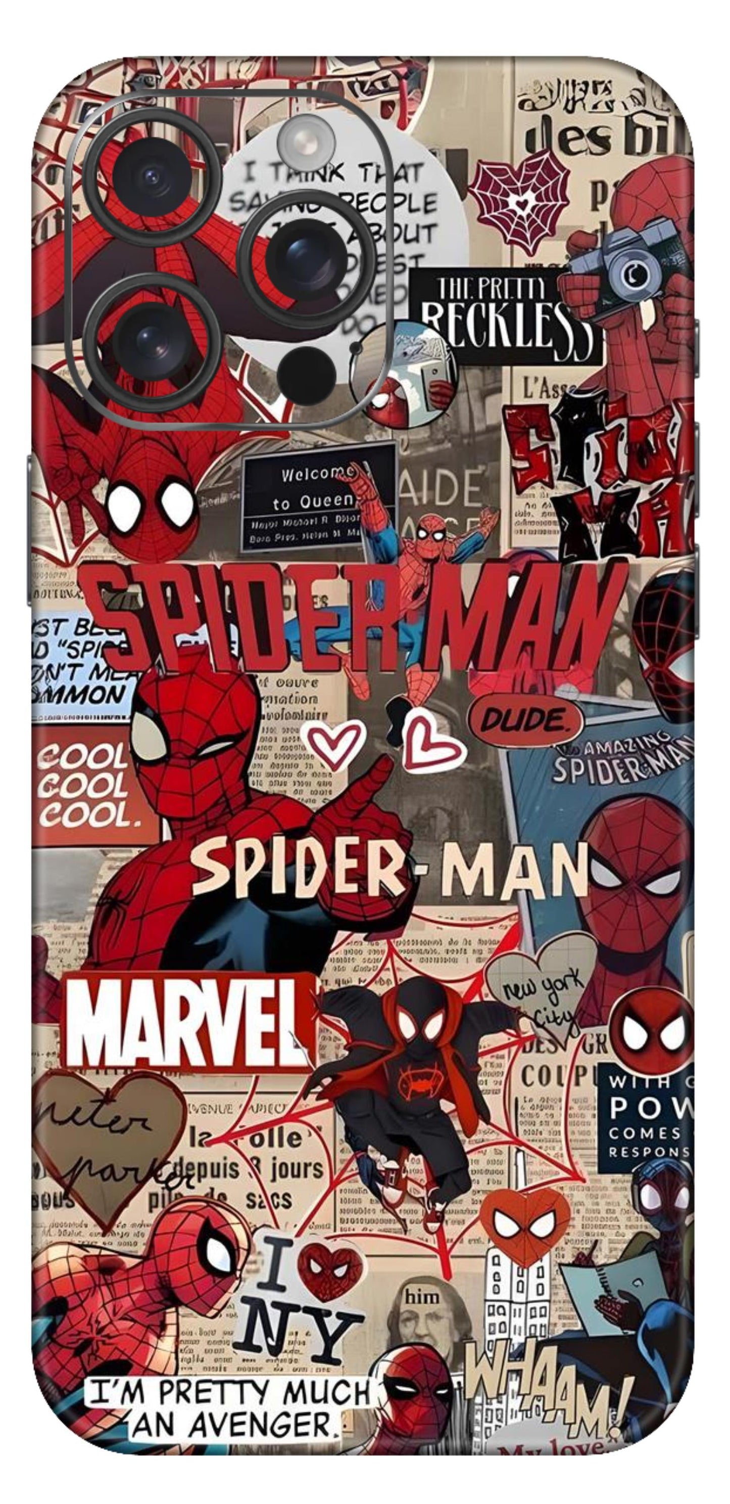 Marvel Mobile Skin (Spiderman) - All Mobile Available