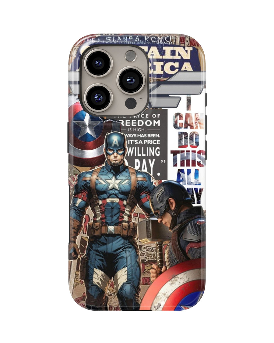 iPhone 16 Pro Tank Case | Superhero (Captain America Originals)