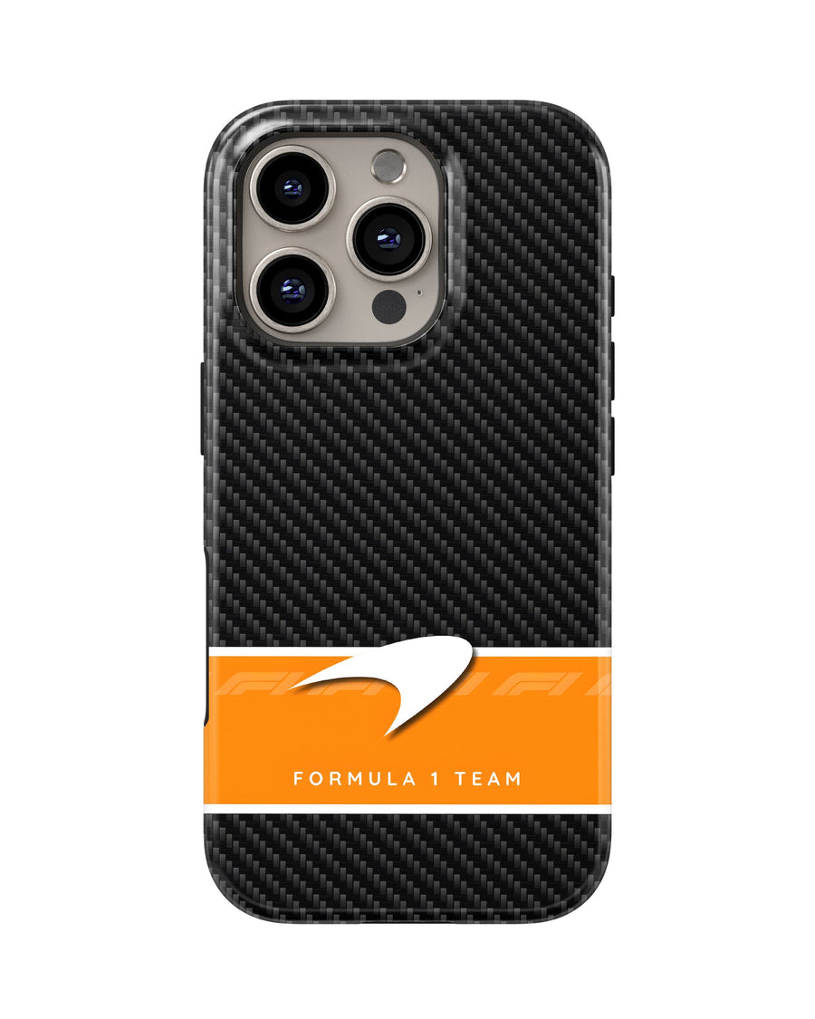iPhone 16 Pro Tank Case | Formula 1 (Carbon McLaren)