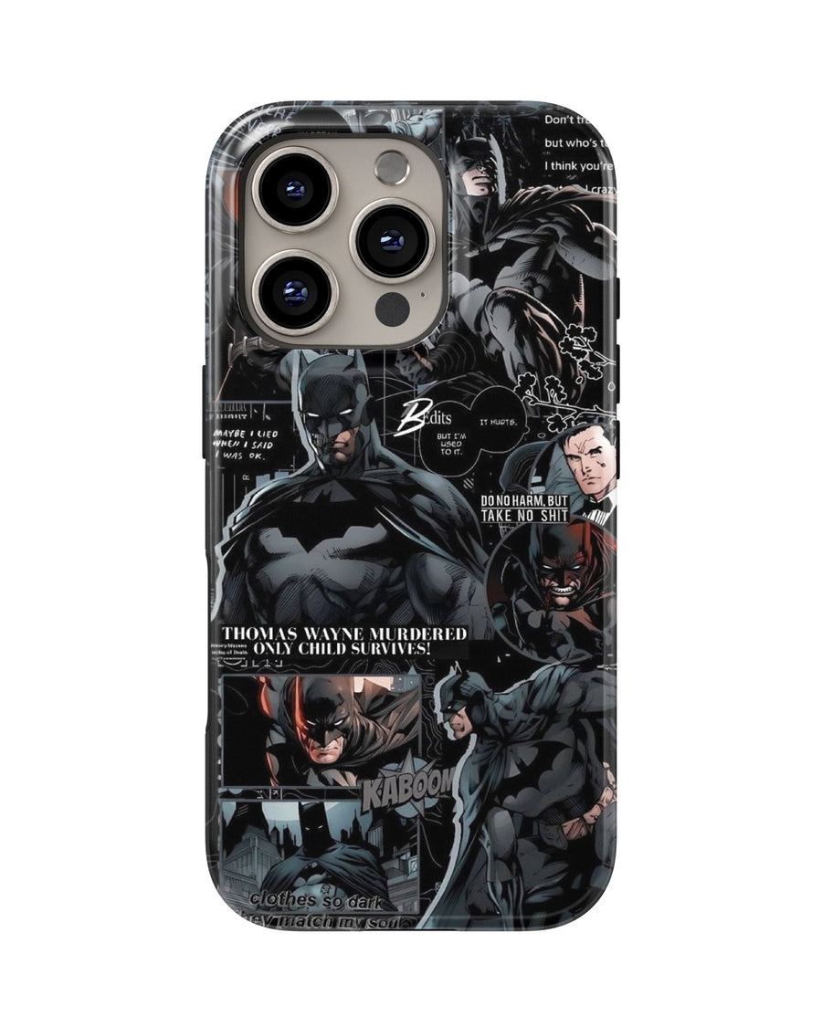 iPhone 16 Pro Max Tank Case | Superhero (Knightfall)