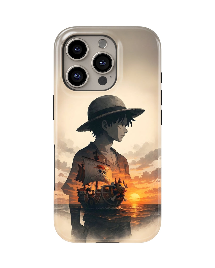 iPhone 16 Pro Tank Case | Anime (Sunset Voyager)
