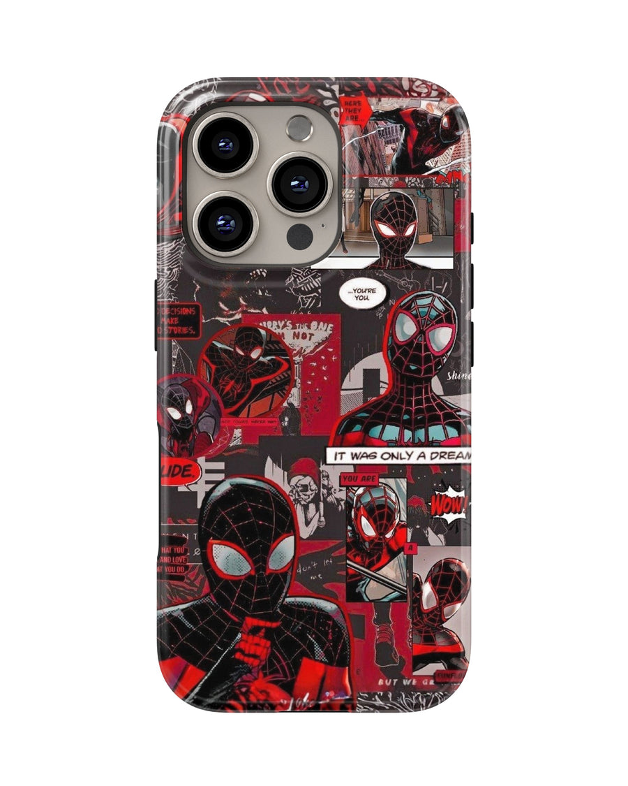iPhone 16 Pro Tank Case | Superhero (Web Chaos)
