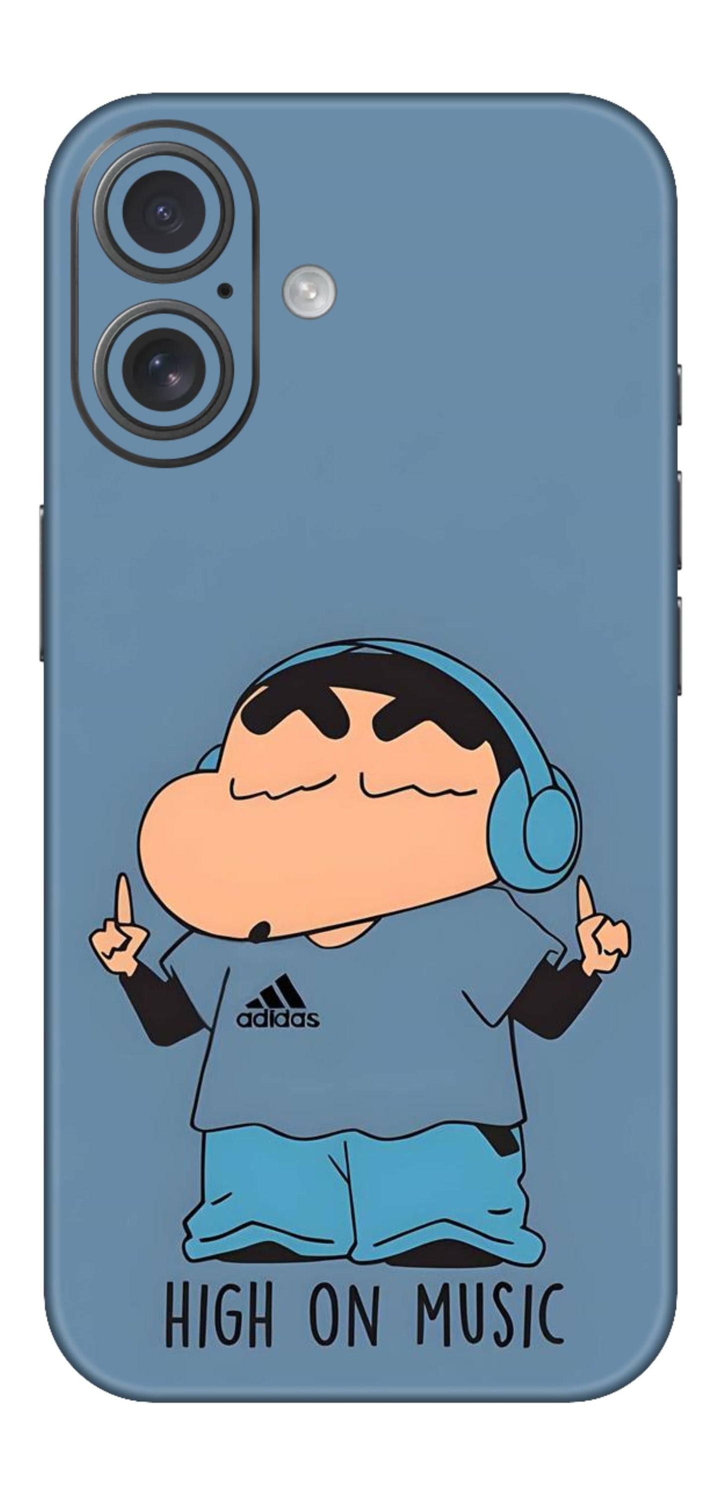 Cartoon Mobile Skin (Shinchan High On Music) - All Mobile Available