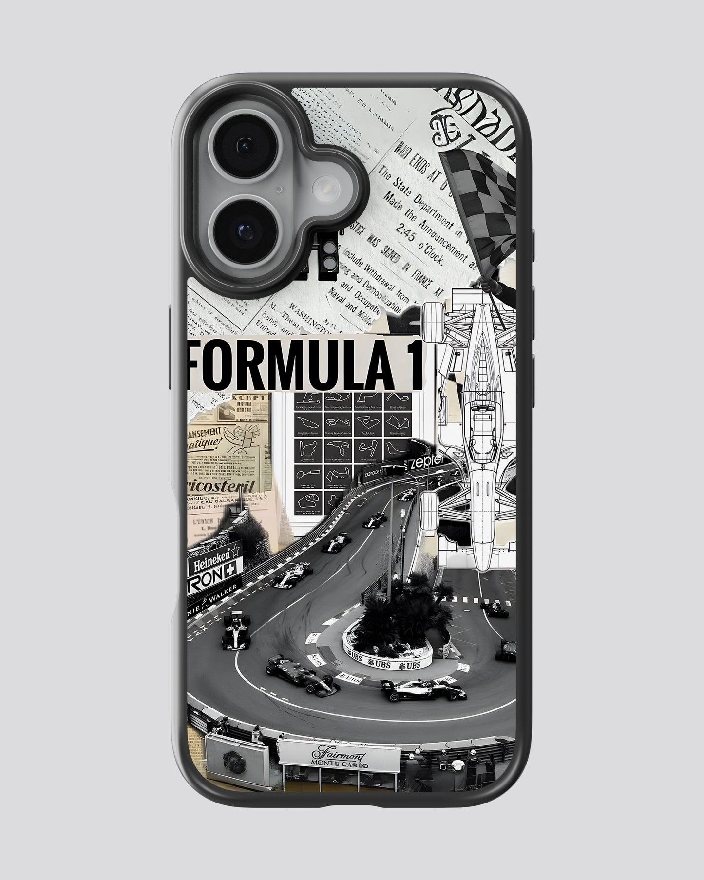 Formula 1 Glass Mobile Cover