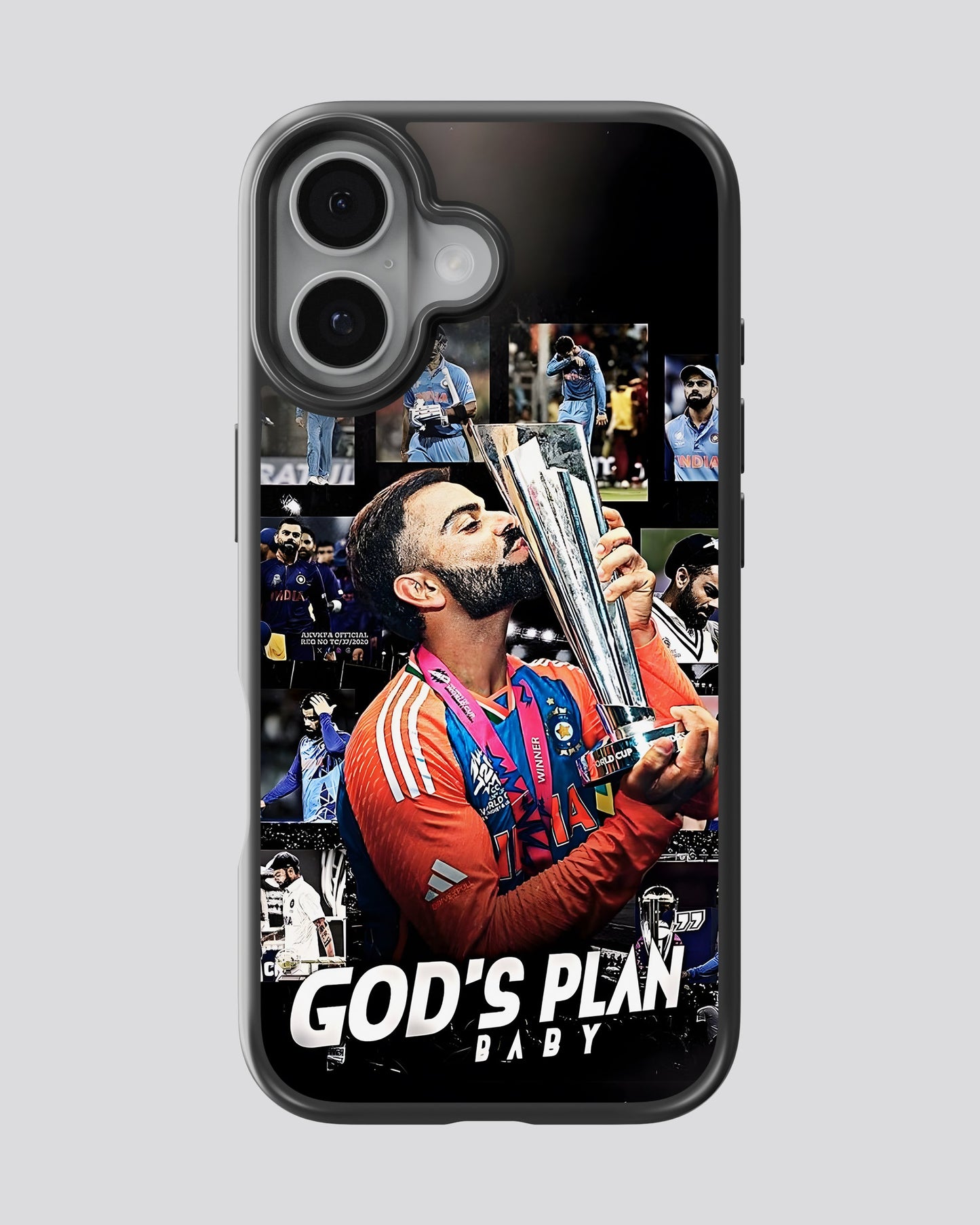 Cricket Glass Mobile Cover