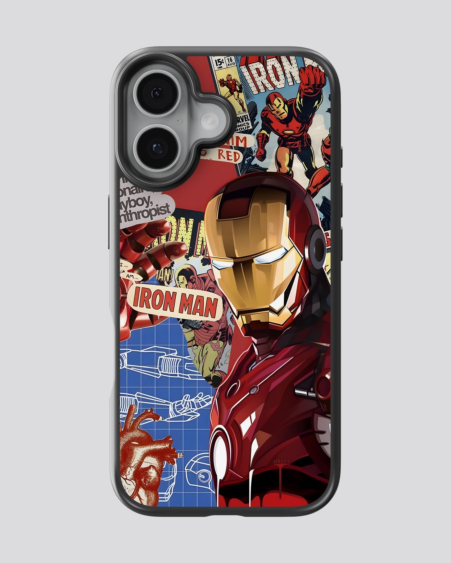 Marvel Glass Mobile Cover
