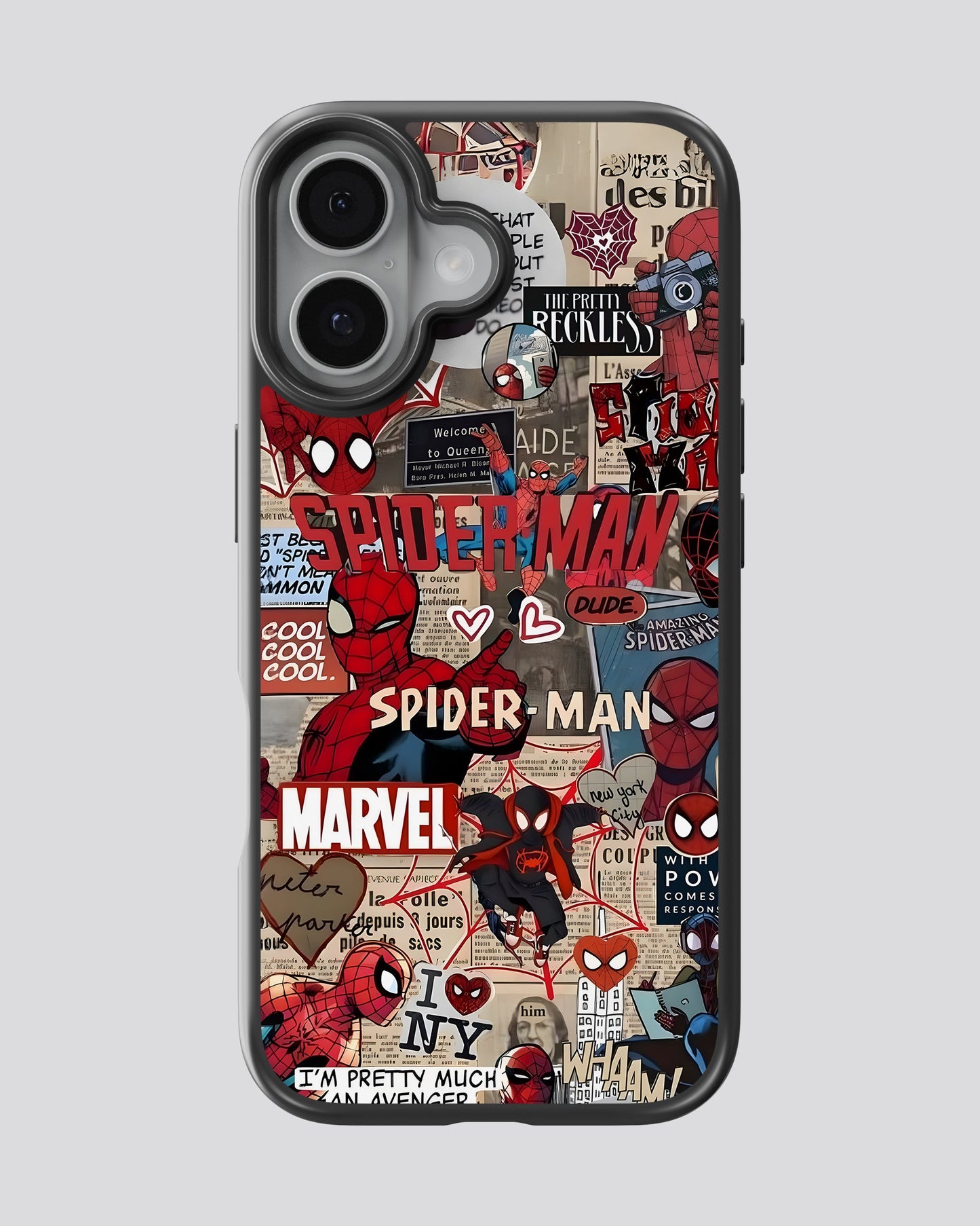 Marvel Glass Mobile Cover