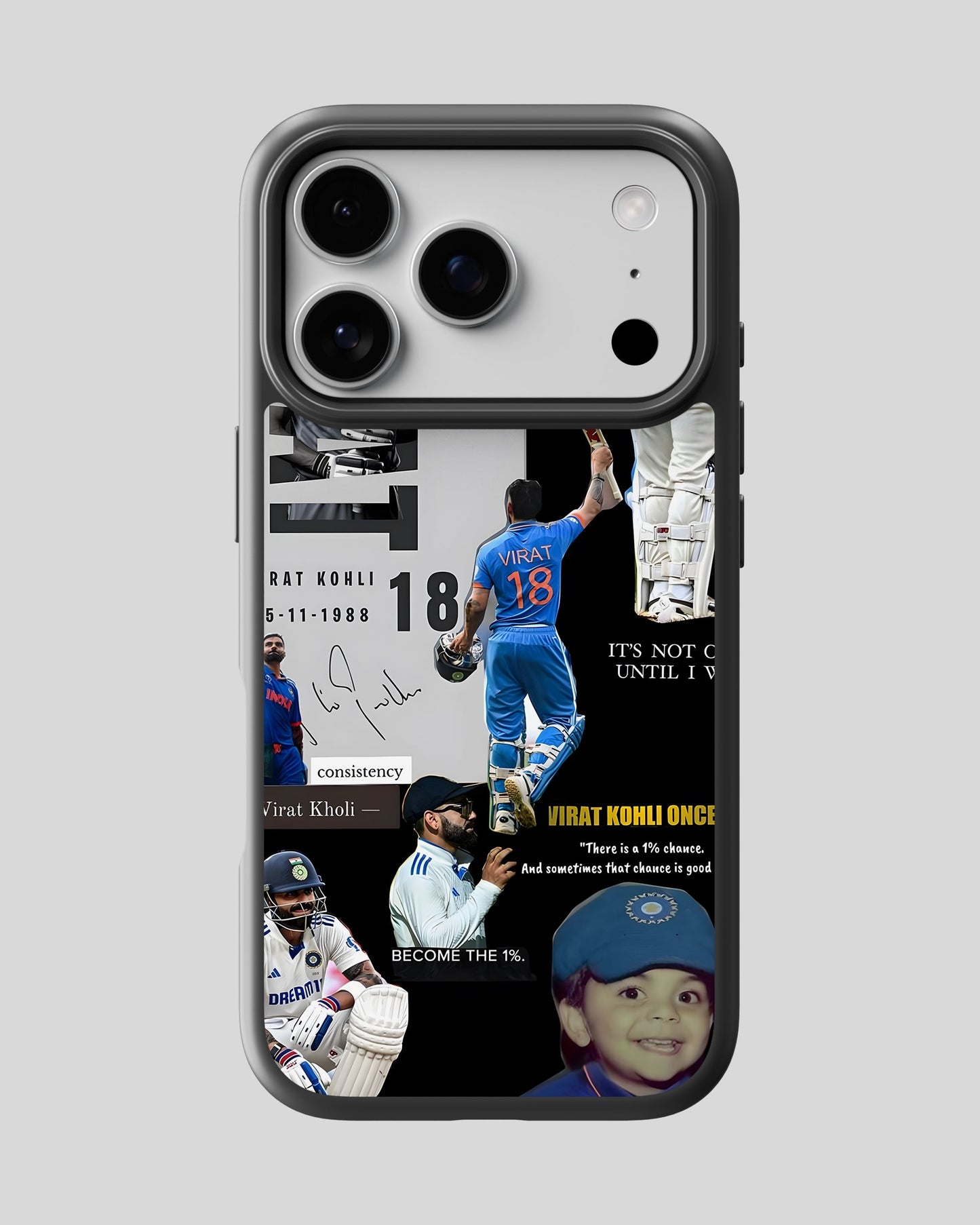 Cricket Glass Mobile Cover