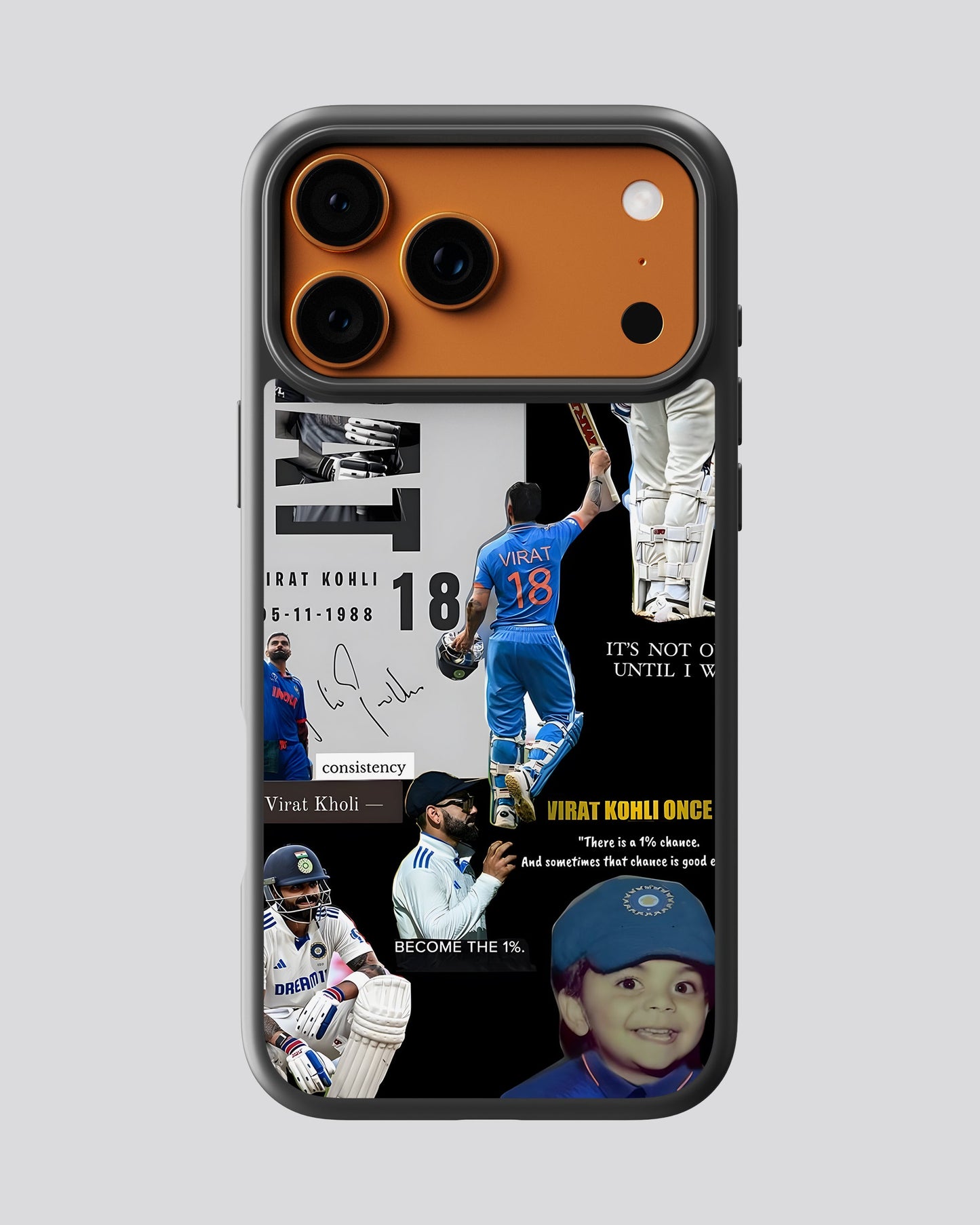 Cricket Glass Mobile Cover