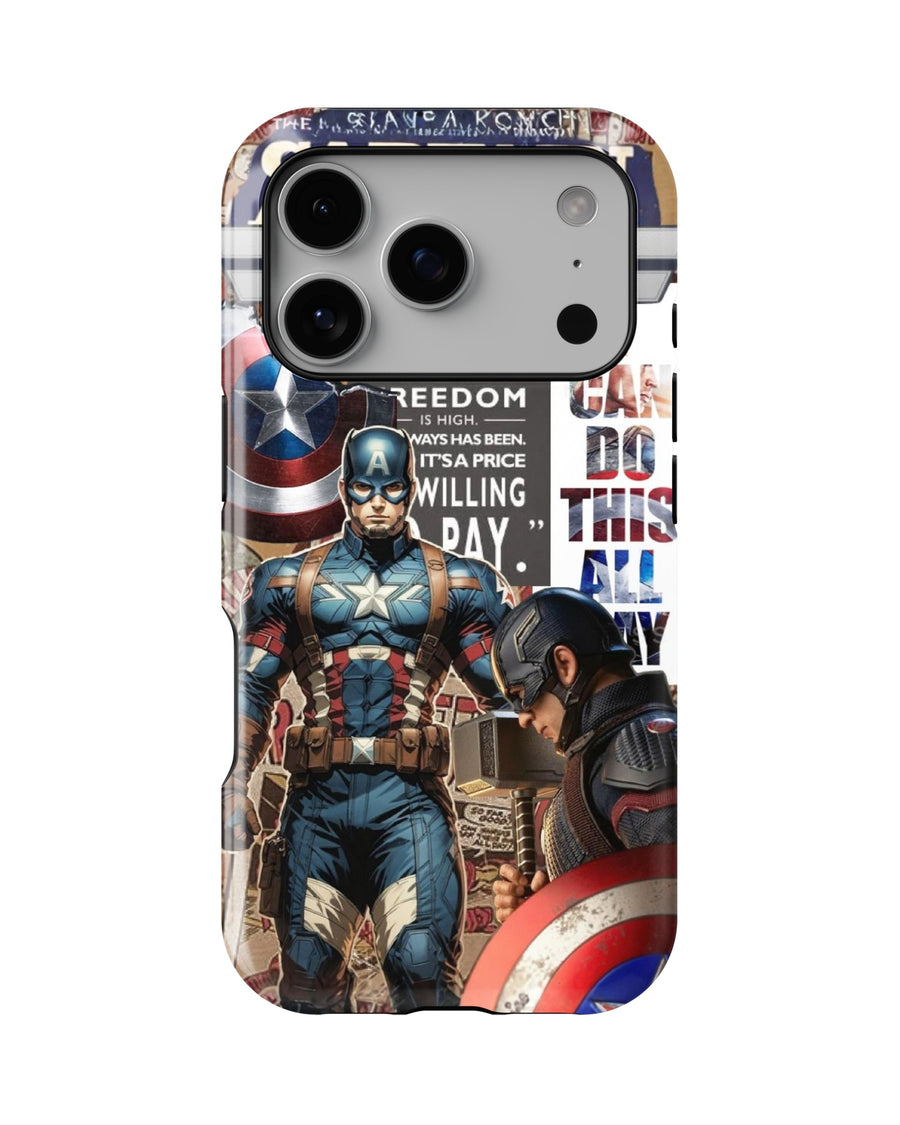 iPhone 17 Pro Max Tank Case | Superhero (Captain America Originals)