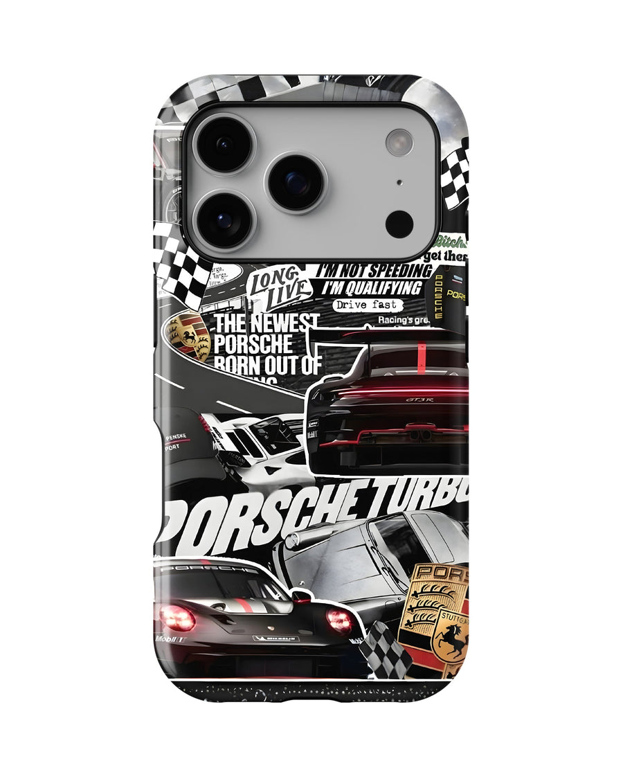 iPhone 17 Pro Max Tank Case | Sports Car (Porsche Sports Classics)
