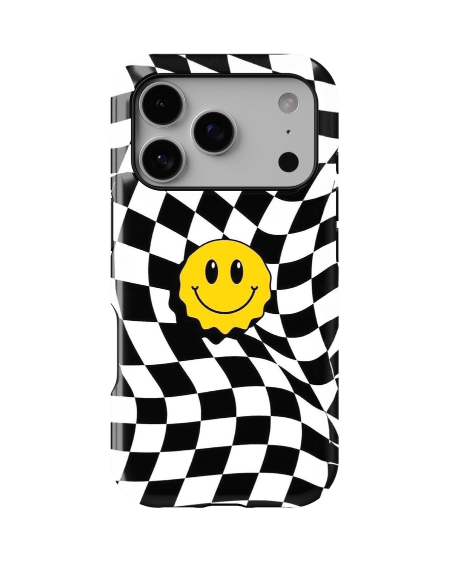 iPhone 17 Pro Max Tank Case | Modernism (Warped Smile)
