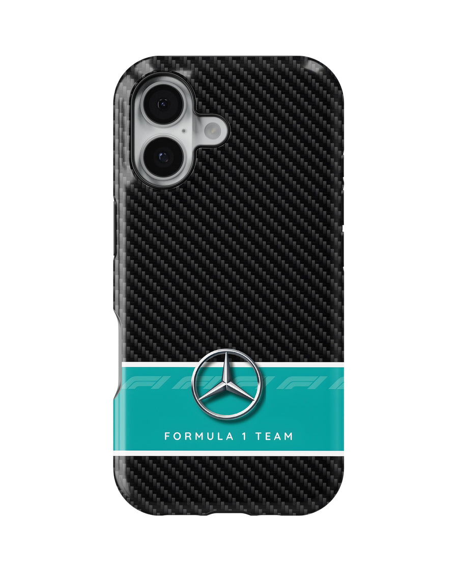 iPhone 16 Tank Case | Formula 1 (Carbon Mercedes)
