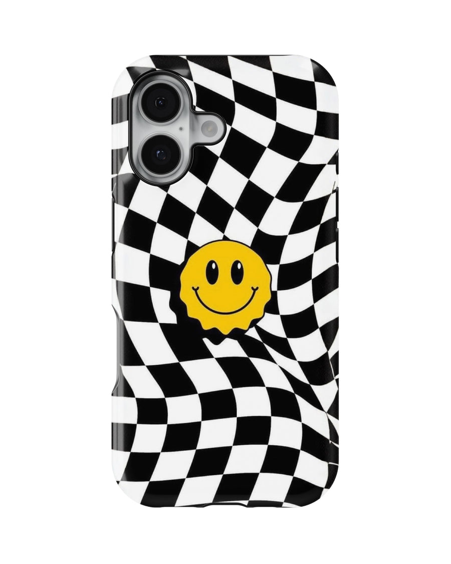 iPhone 16 Plus Tank Case | Modernism (Warped Smile)
