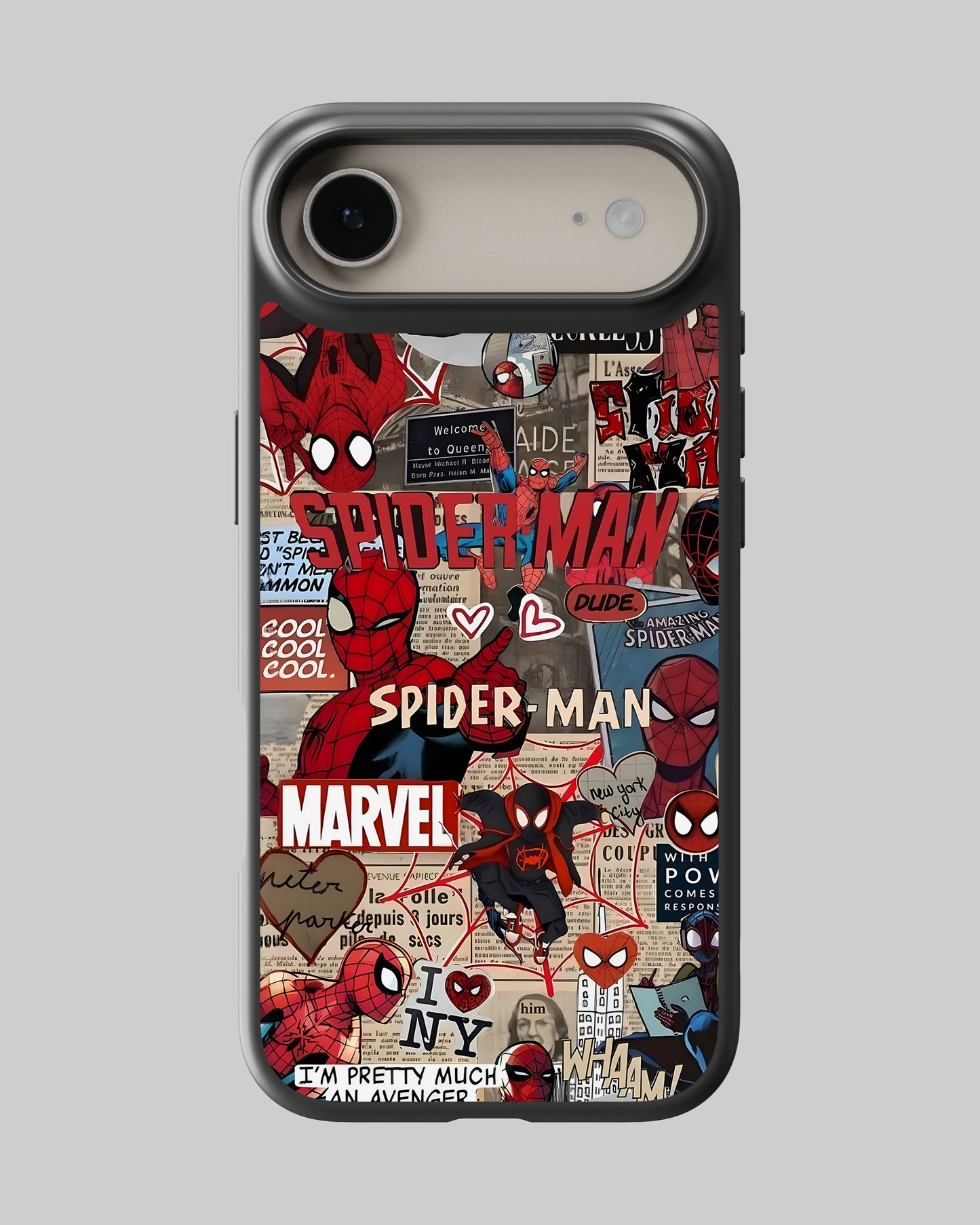 Marvel Glass Mobile Cover