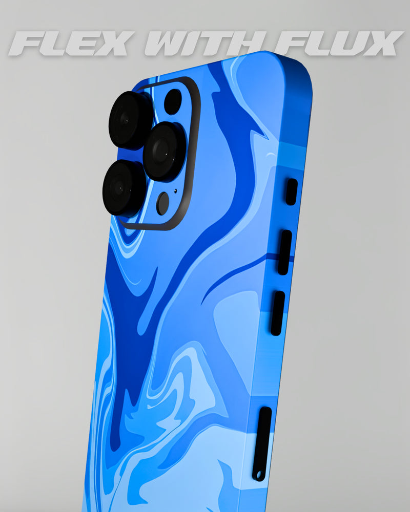 Flux Mobile Skins and Wraps - Bluefall
