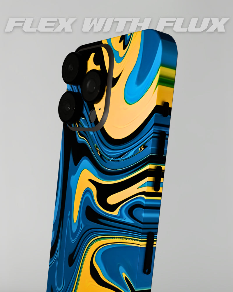 Flux Mobile Skins and Wraps - Steel Tide