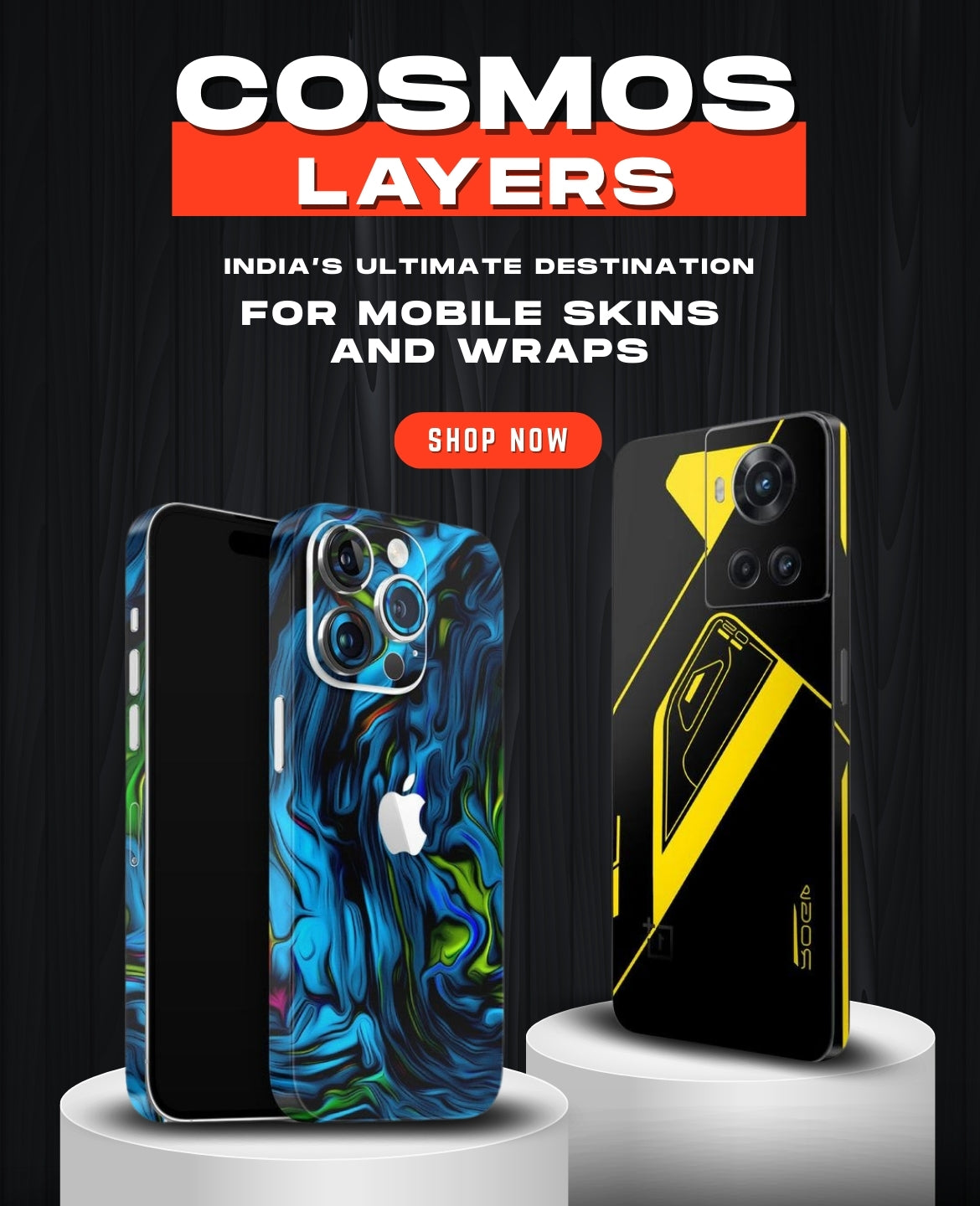 Phone Raps Buy Mobile Skins & Phone Wraps - Cosmos Layers | Shop Now