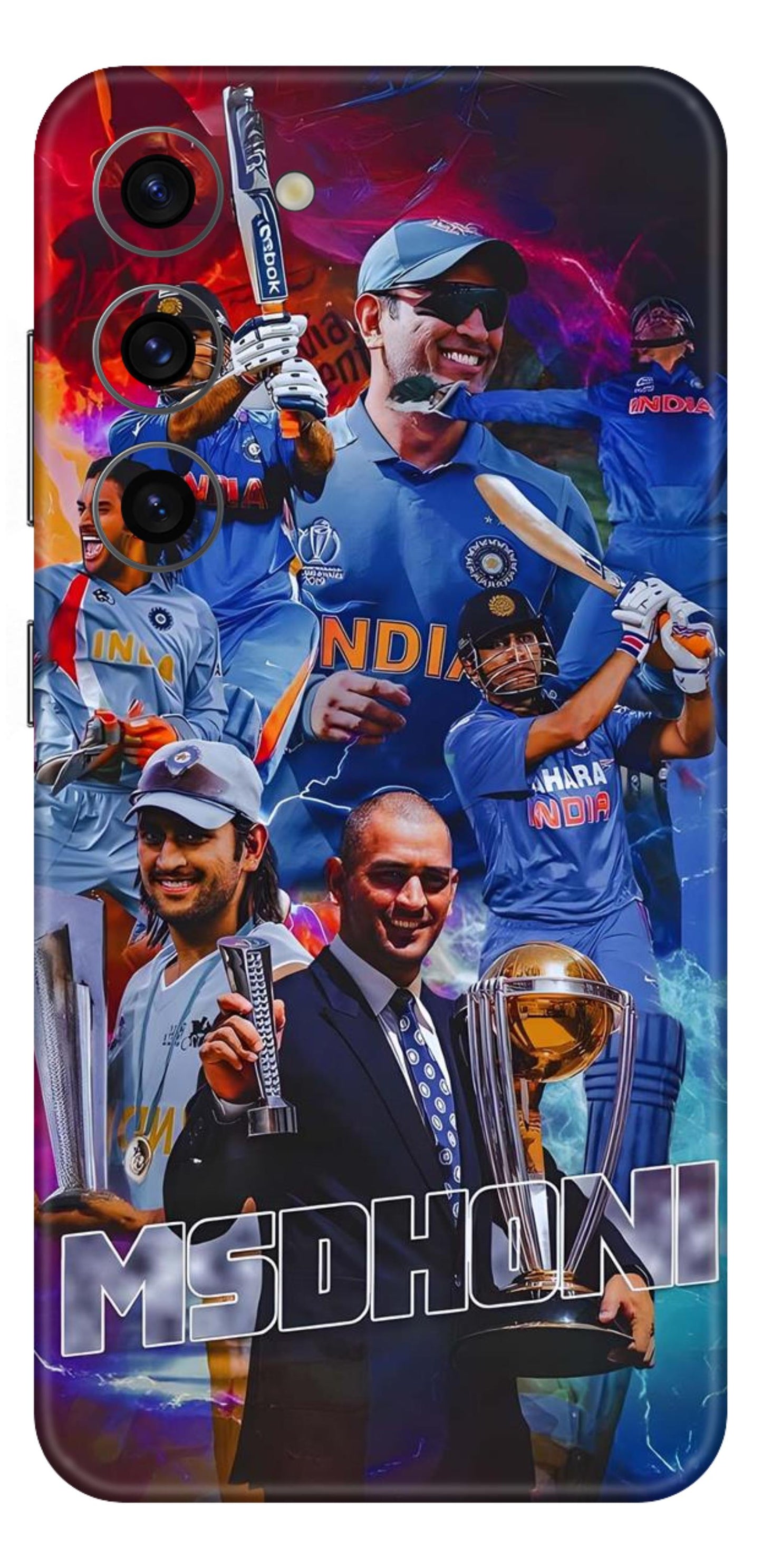 Cricket Mobile Skin (Best Captain Dhoni) - All Mobile Available