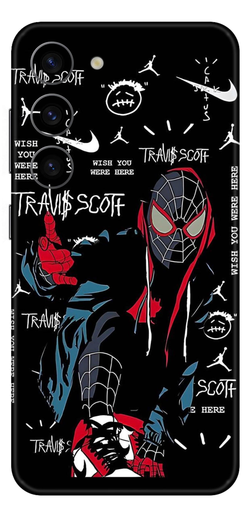 Marvel Mobile Skin (Black Spiderman) - All Mobile Available