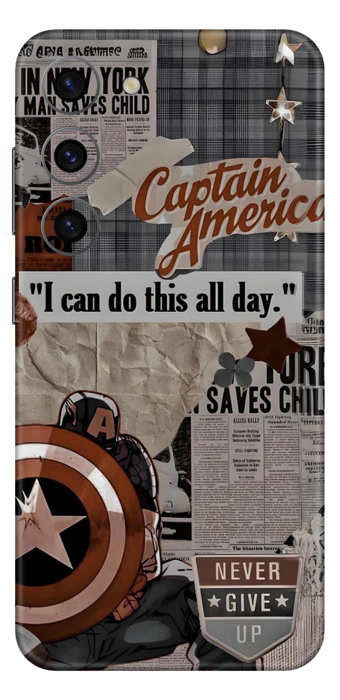 Marvel Mobile Skin (I Can Do This All Day) - All Mobile Available