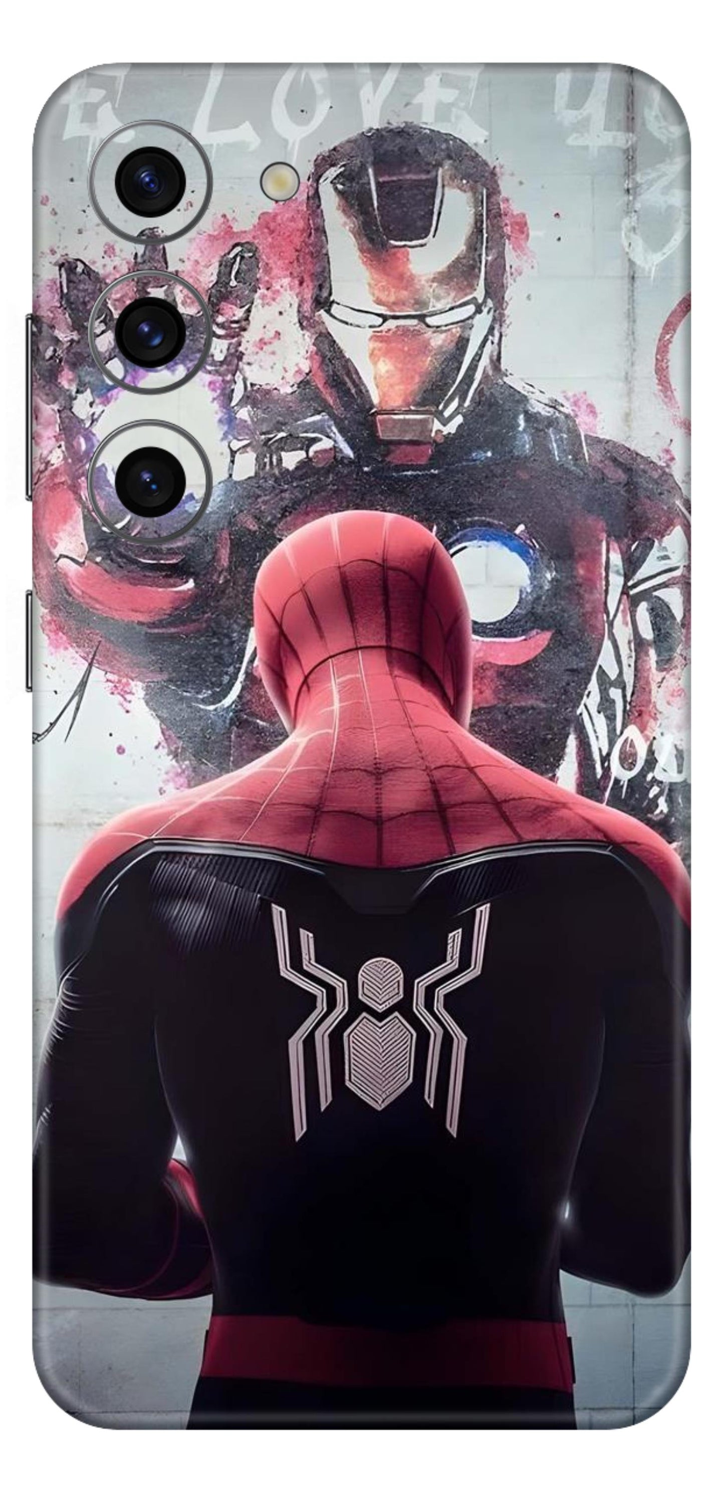 Marvel Mobile Skin (Iron Man X Spiderman) - All Mobile Available