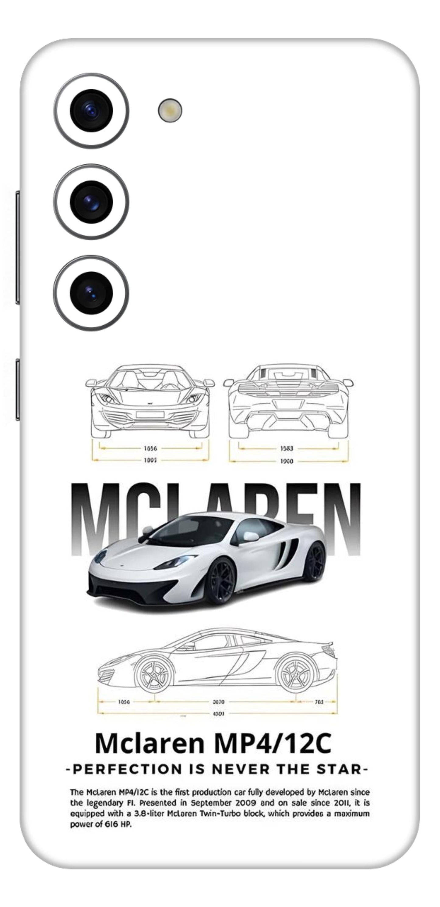 Sports Cars Mobile Skin (Mclaren Mp 4) - All Mobile Available
