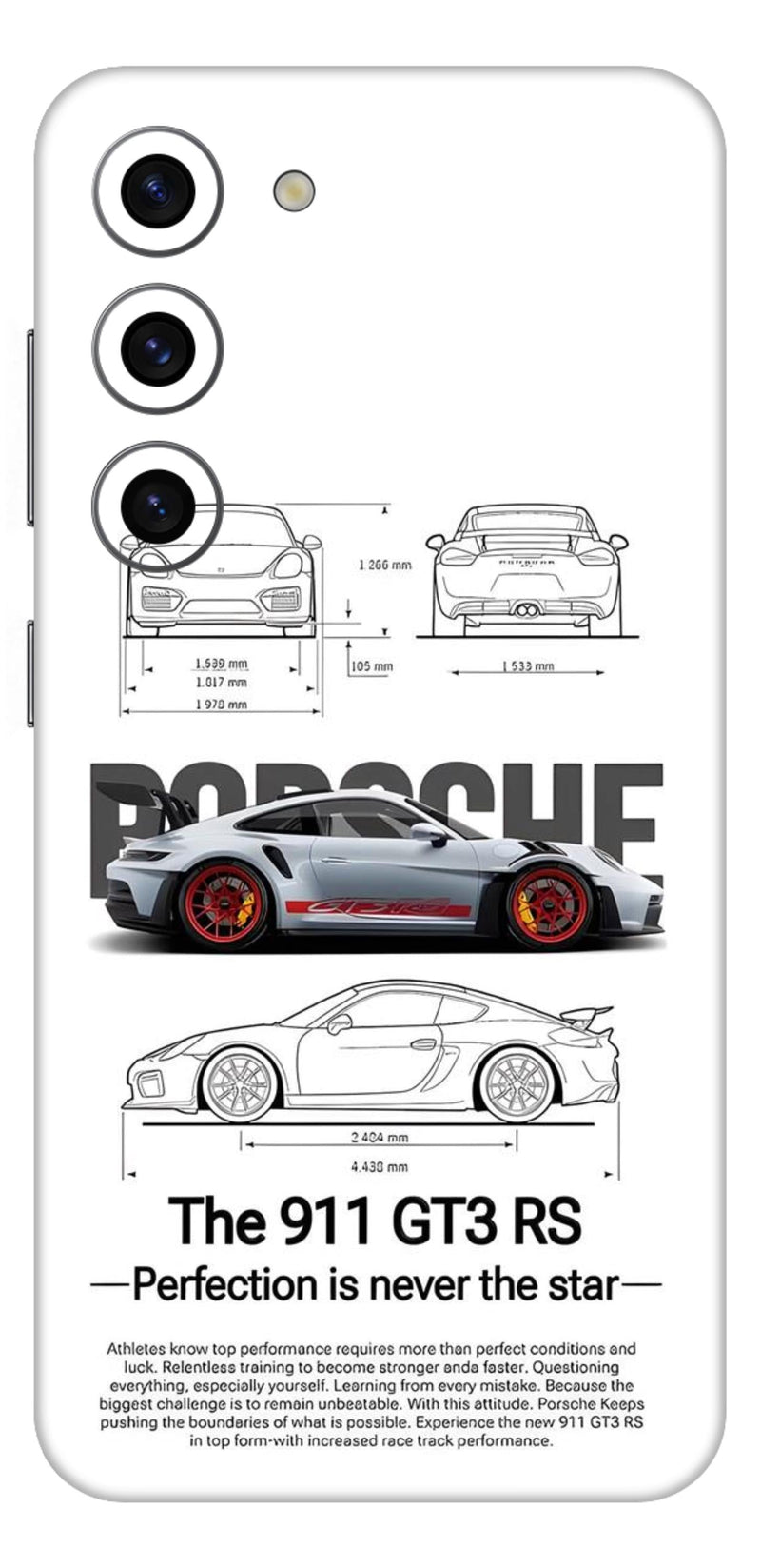 Sports Cars Mobile Skin (Porsche The 911 Gt 3 Rs) - All Mobile Available