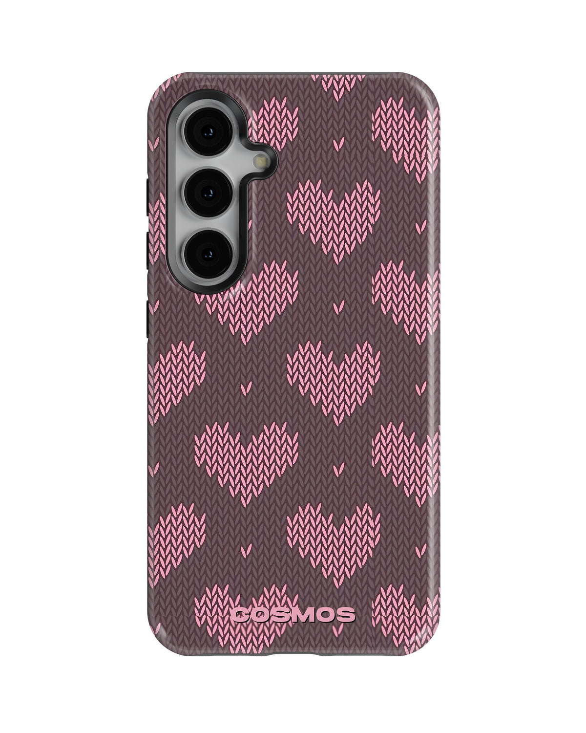 Samsung Galaxy S23 Tank Case | Textures (Blush Hearts)