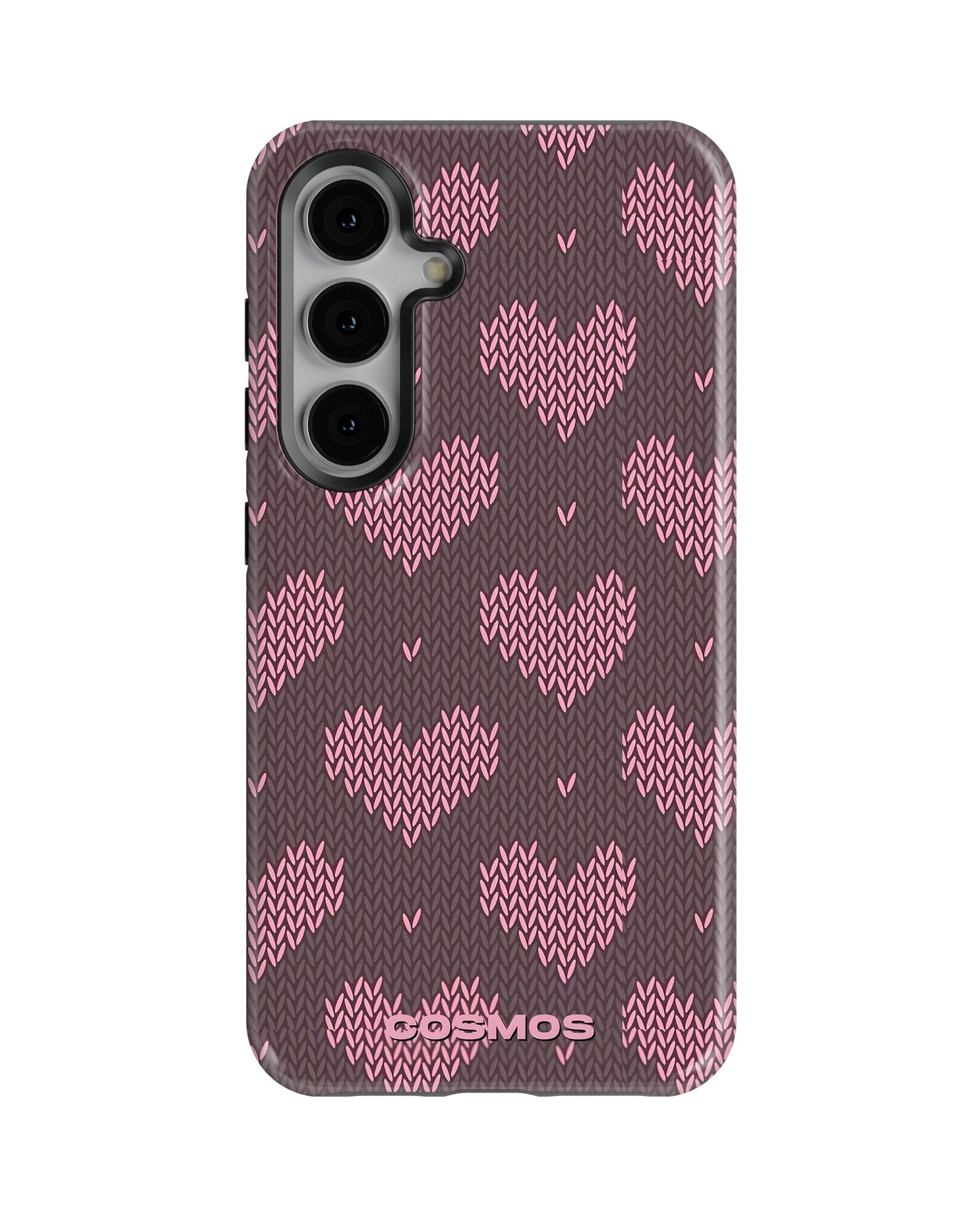 Samsung Galaxy S23 Plus Tank Case | Textures (Blush Hearts)