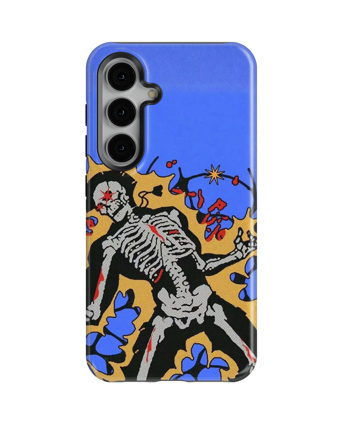 Samsung Galaxy S23 Tank Case | Modernism (Bone Bloom)